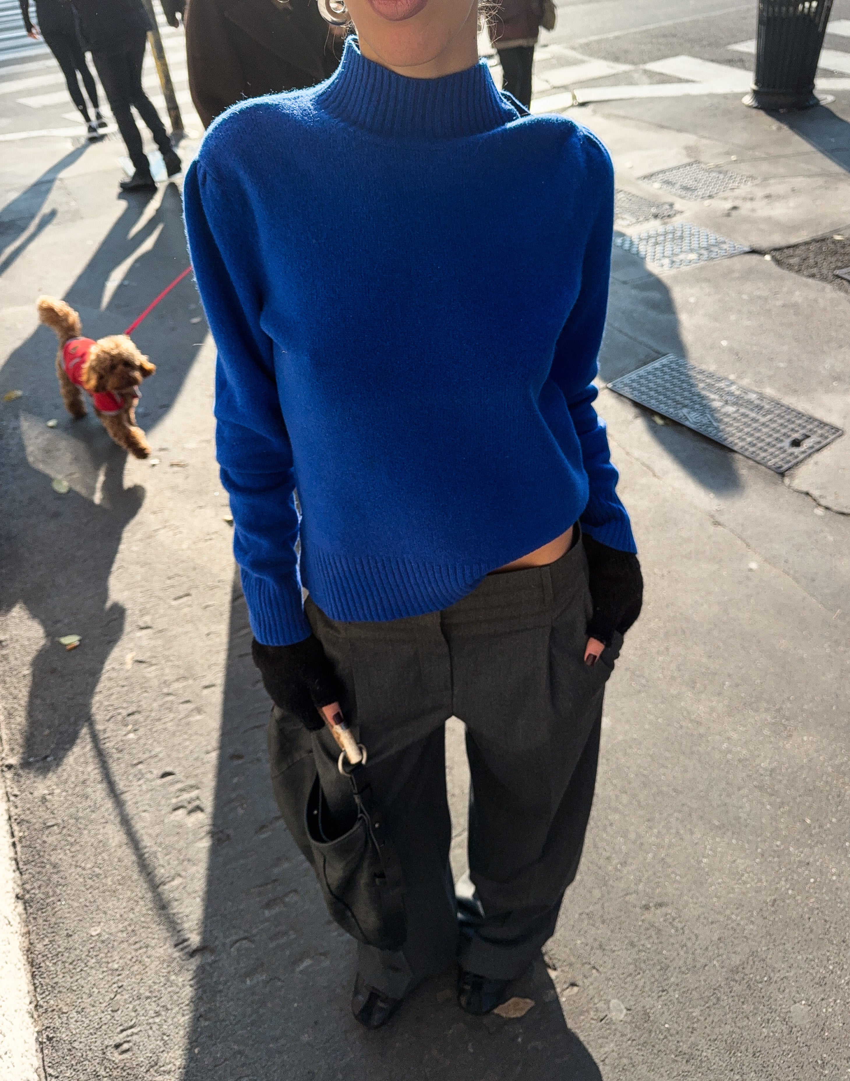 100% lambswool blue jumper