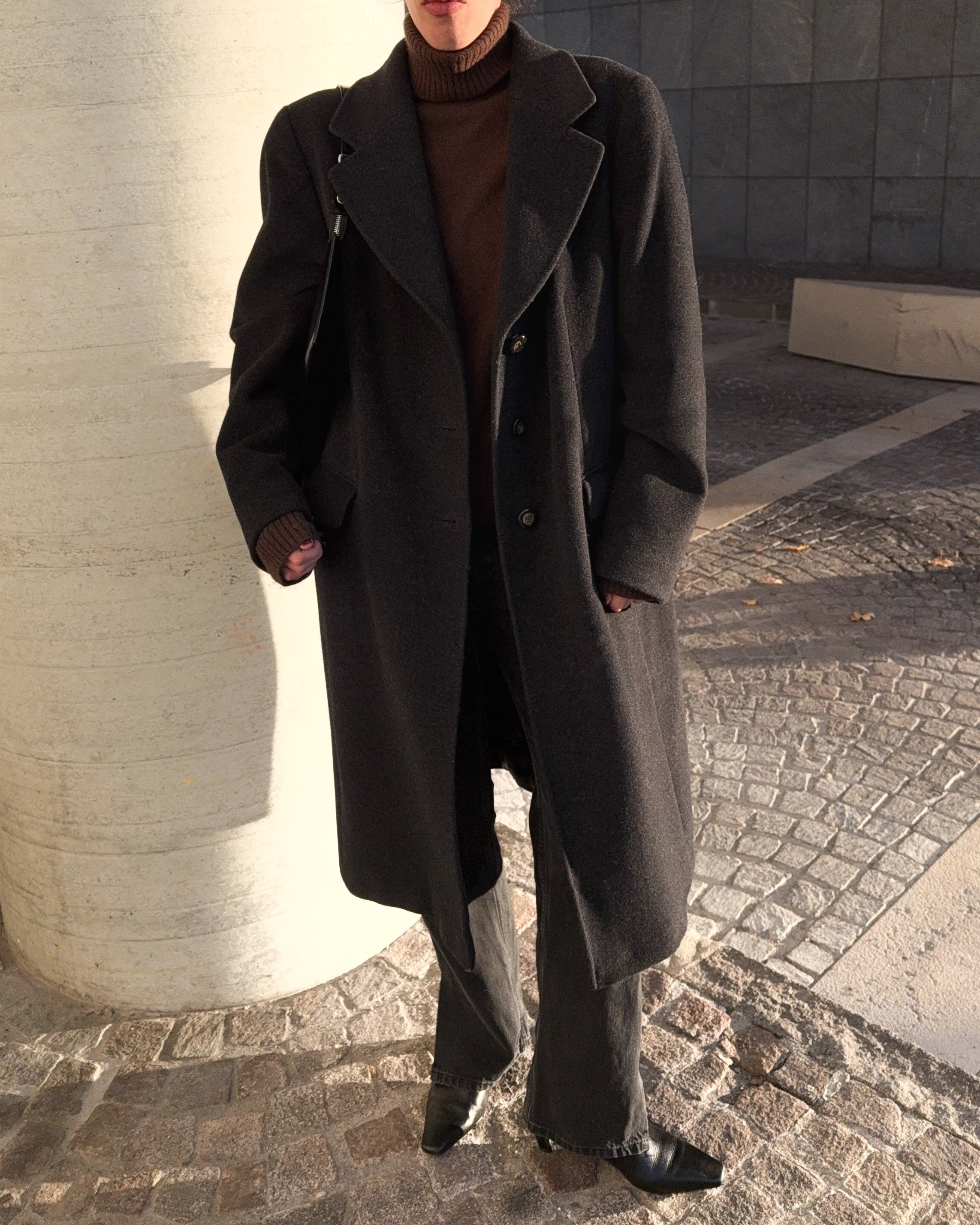 Grey coat