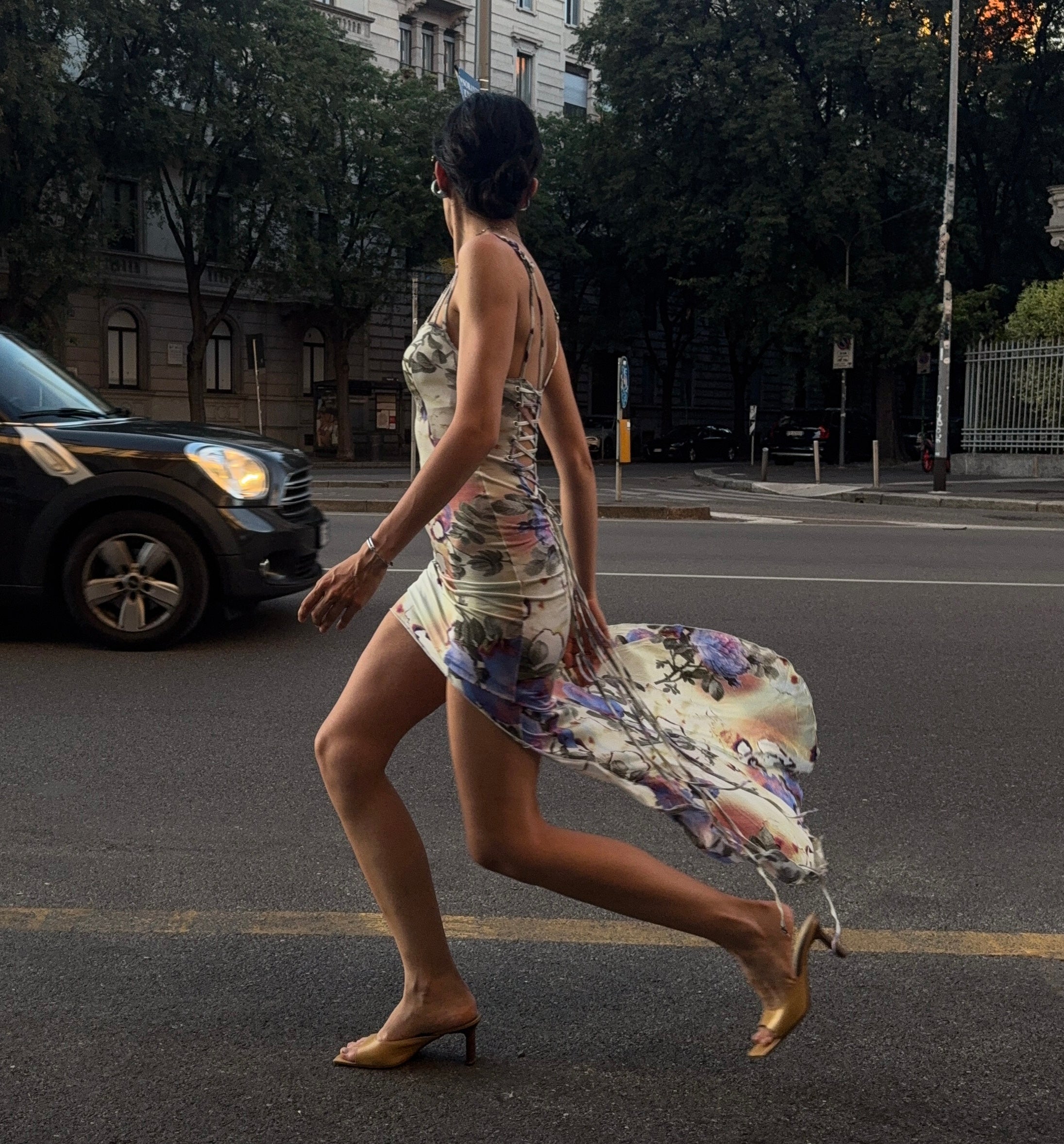 Vintage y2k floral dress
