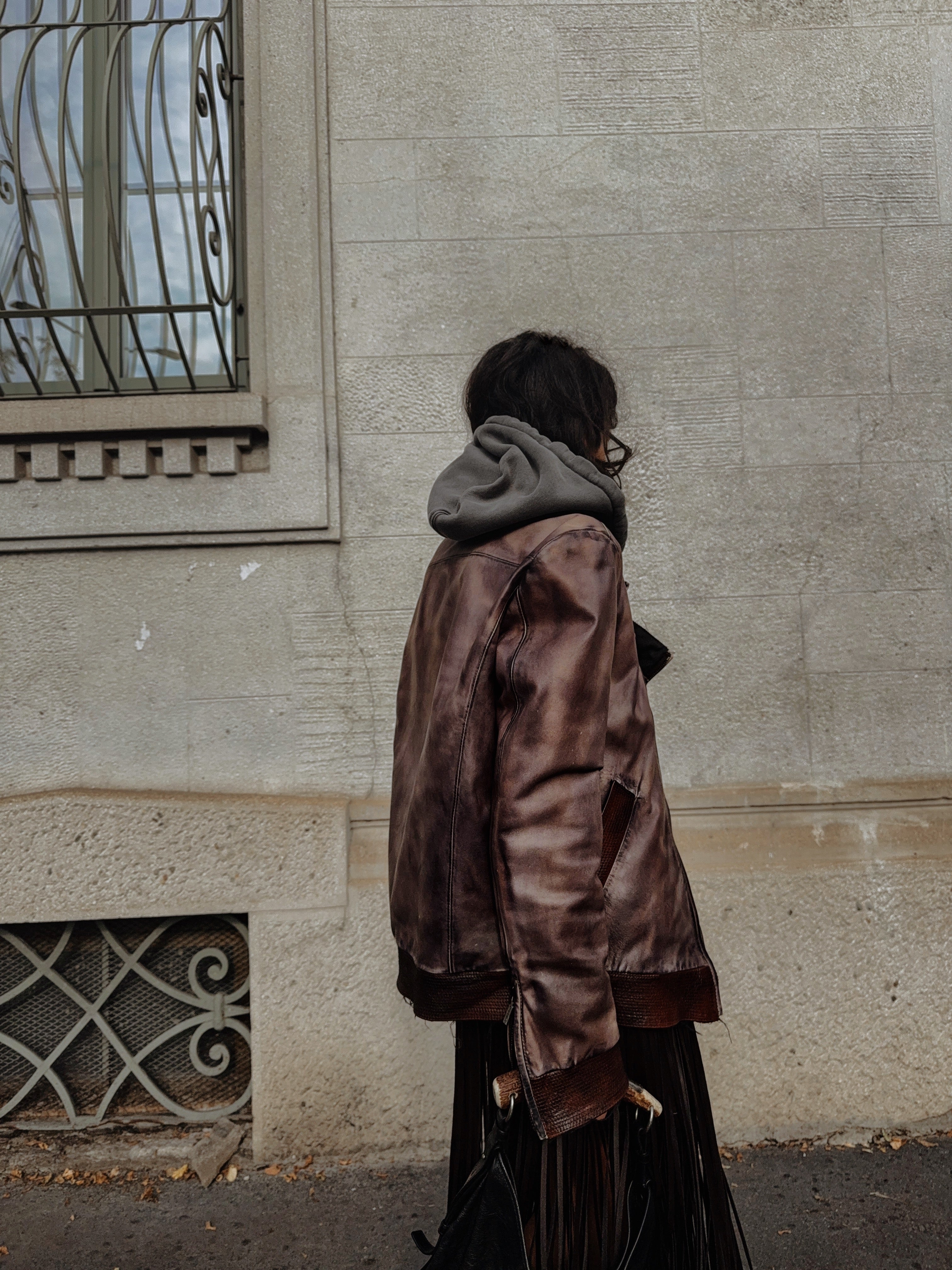 Iceberg leather jacket