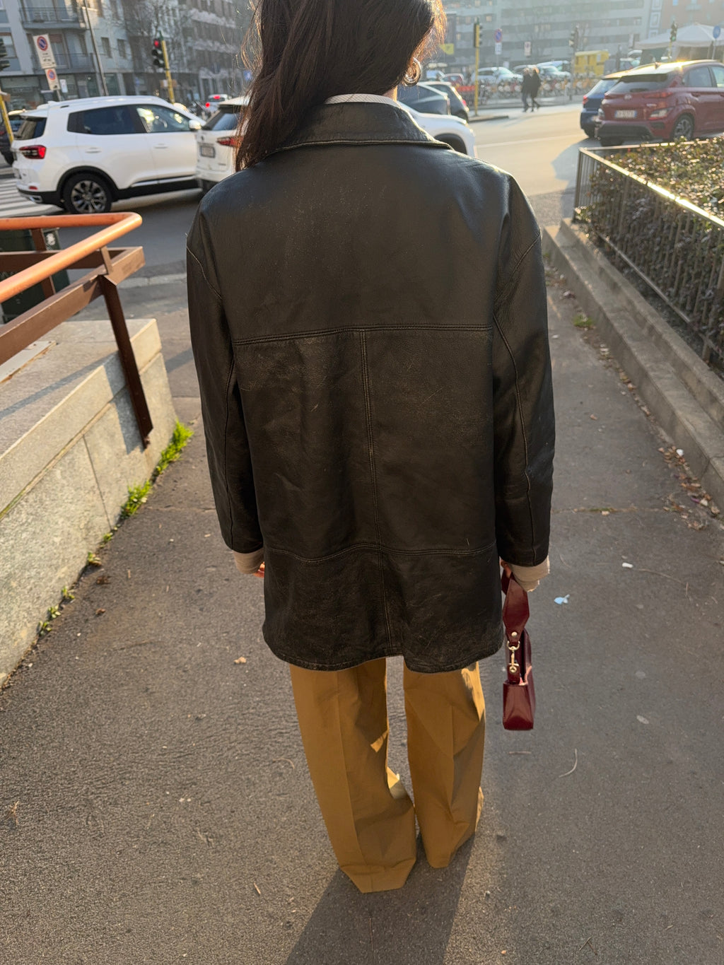 DISTRESSED Leather jacket