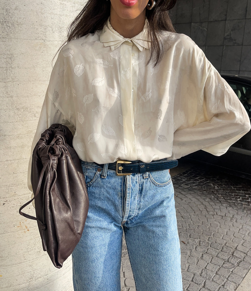 Triple collar Silk shirt