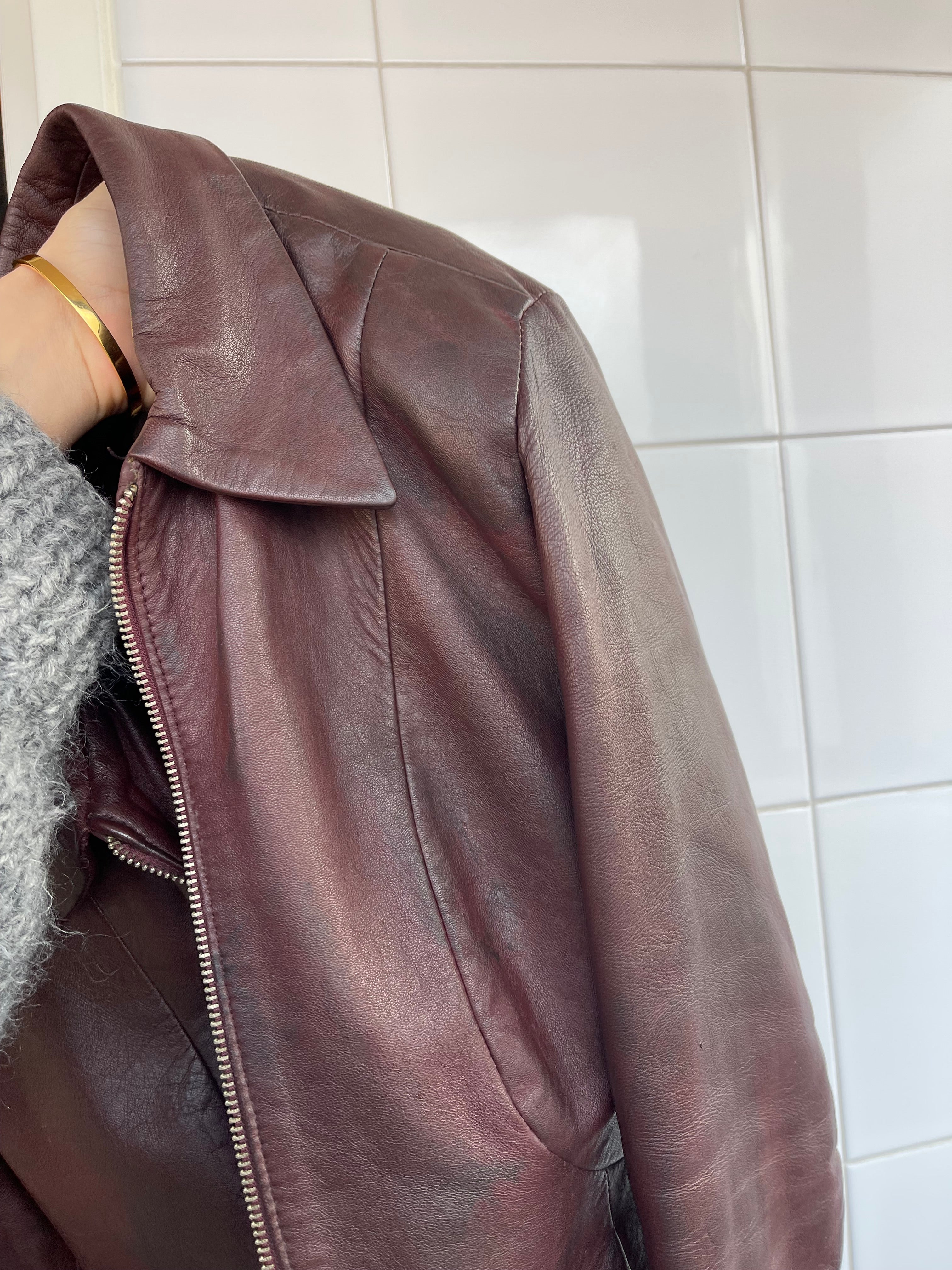 90s Burgundish jacket