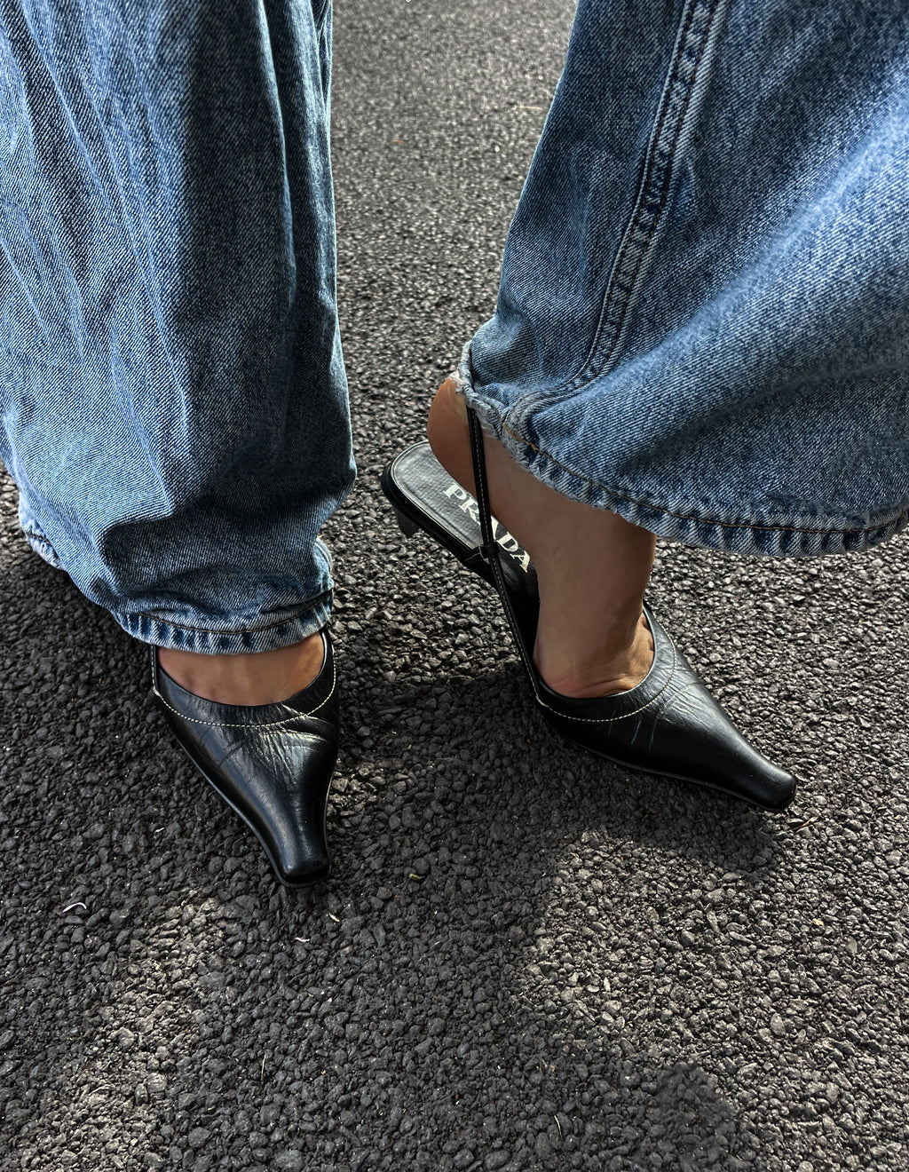 Prada vintage slingback
