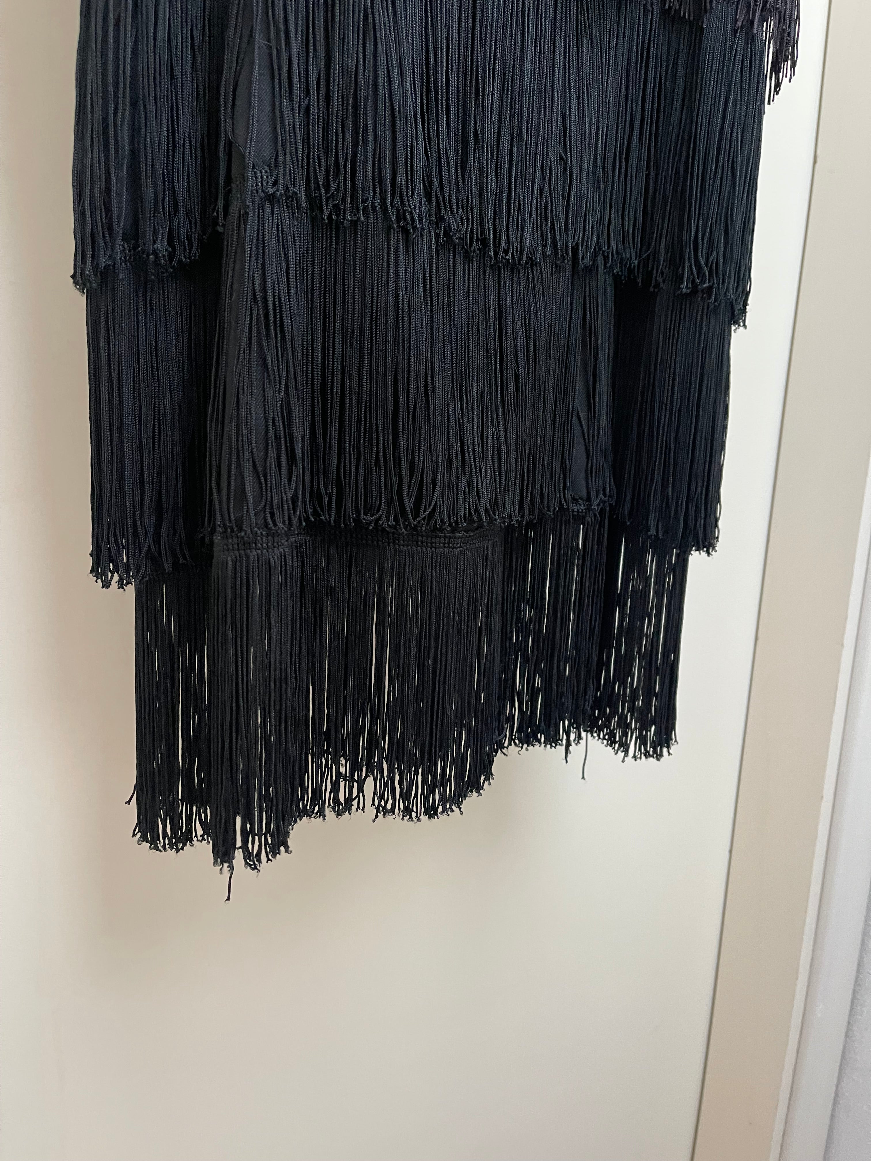 Fringed vintage dress