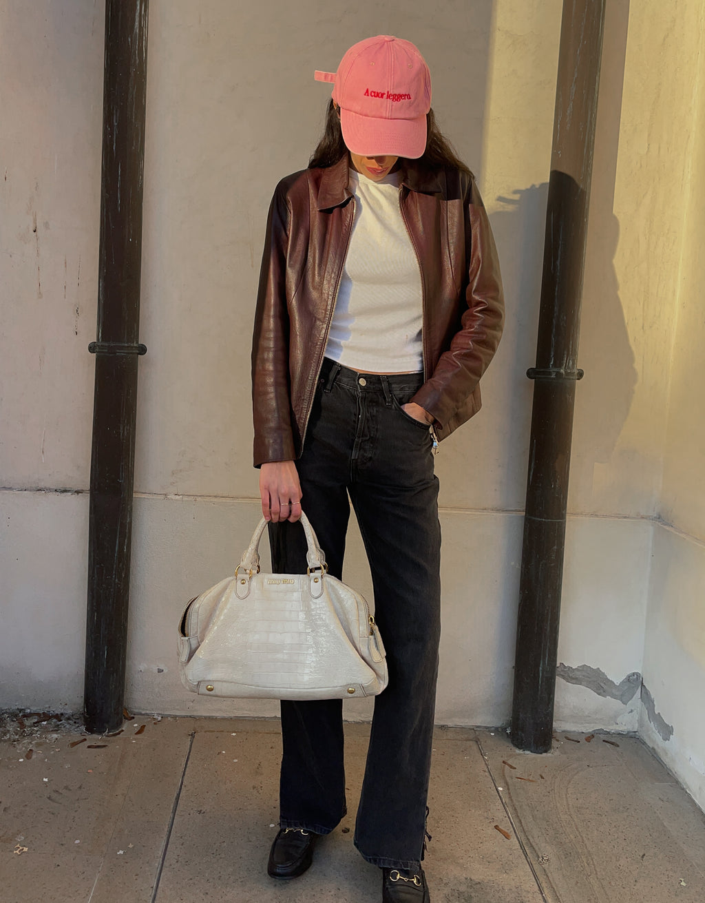 90s Burgundish jacket