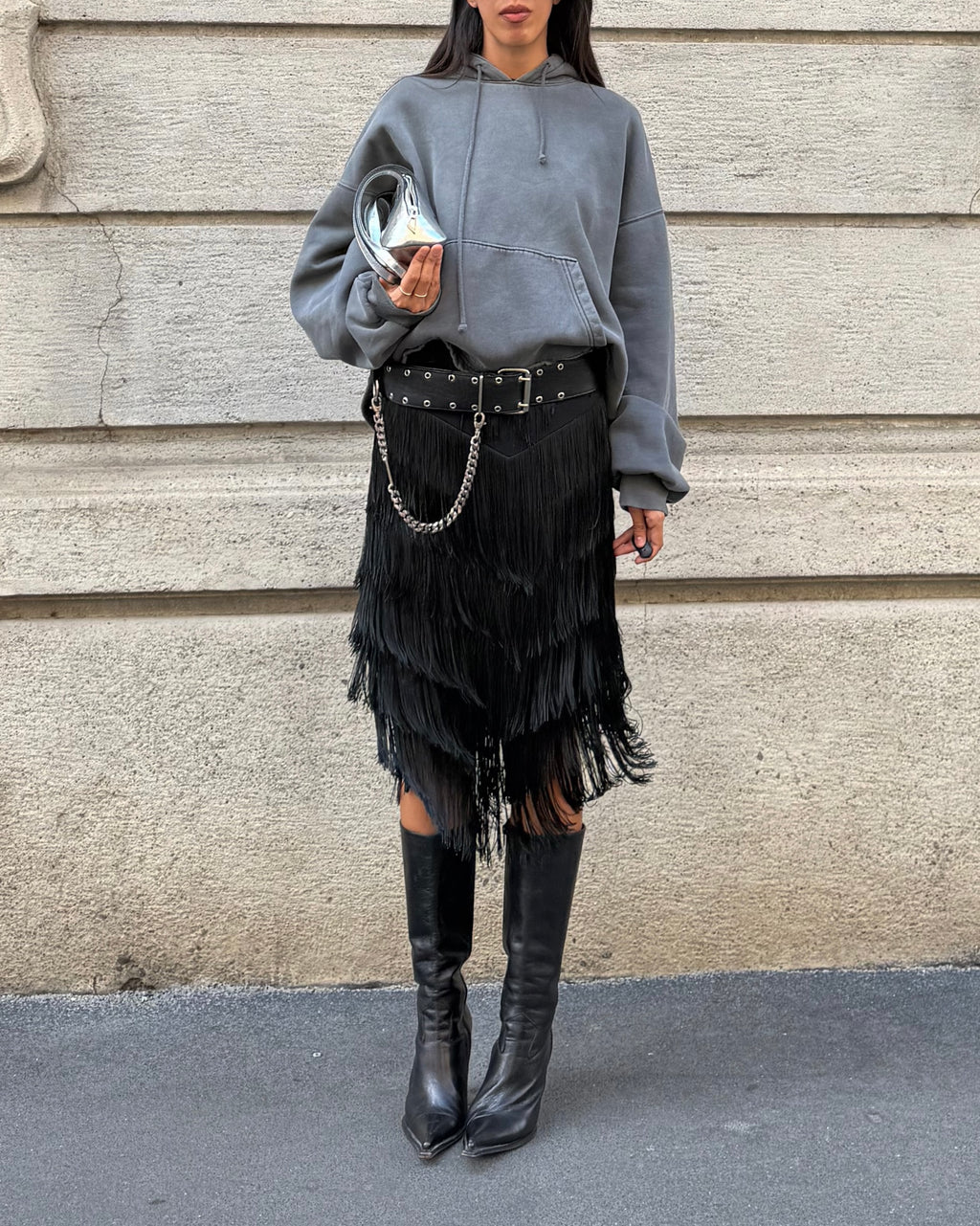 Fringed dress