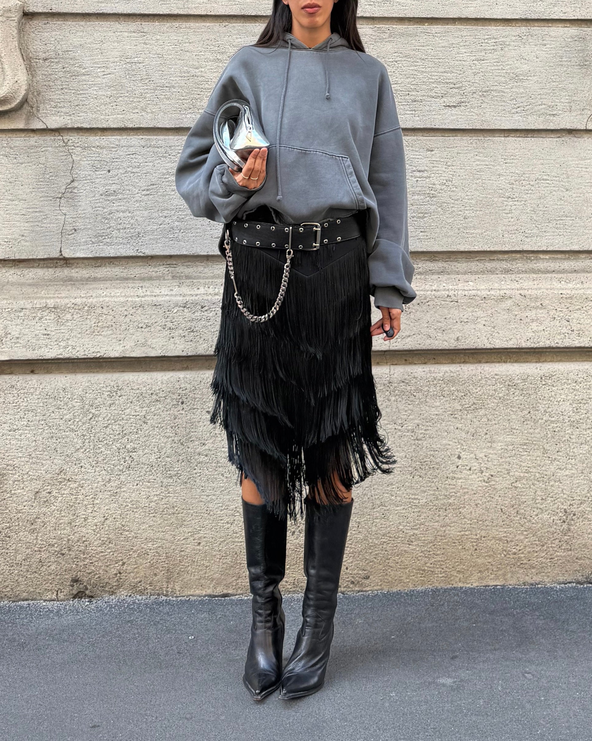 Fringed dress