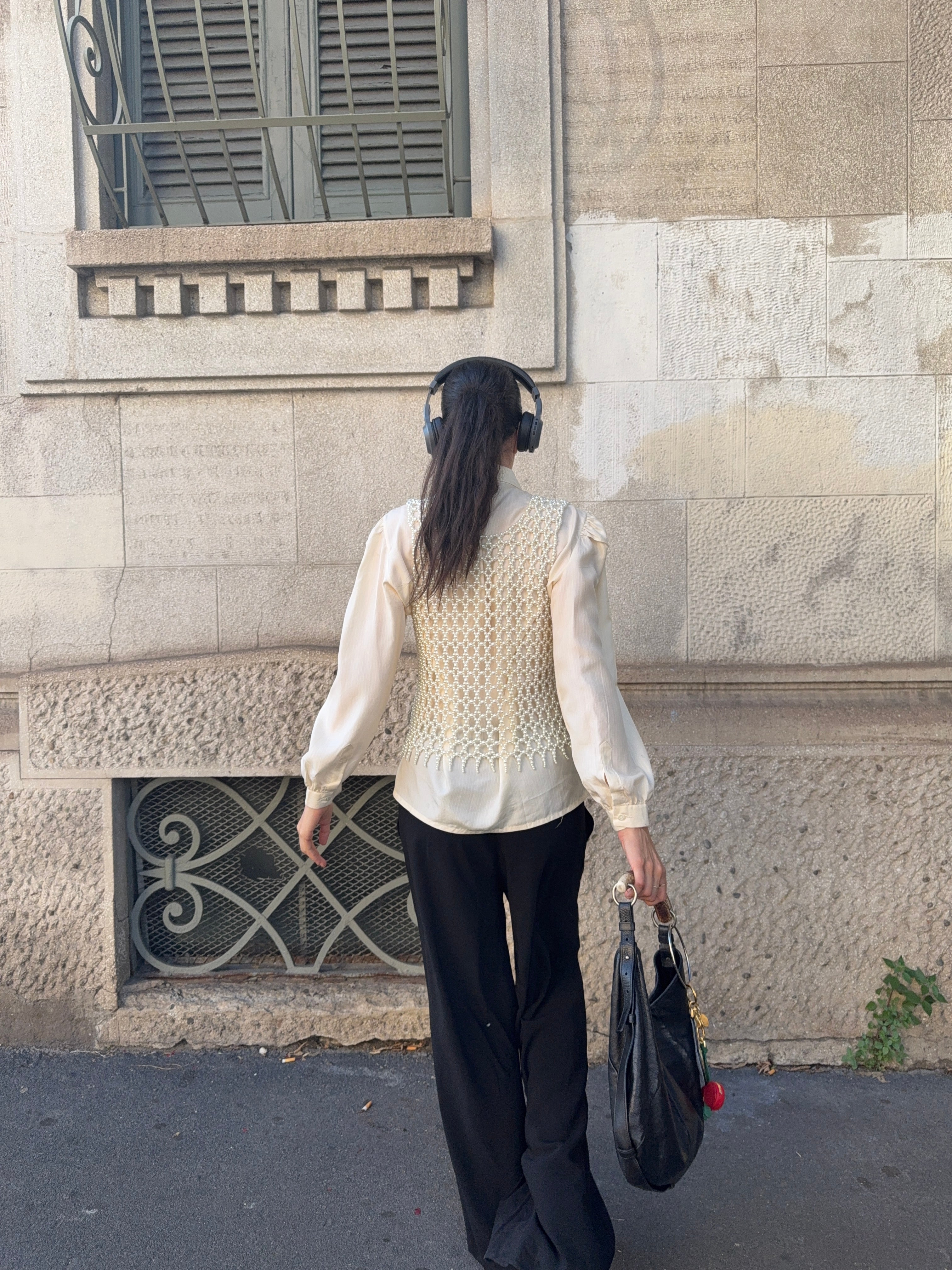 100 silk palloncino shirt