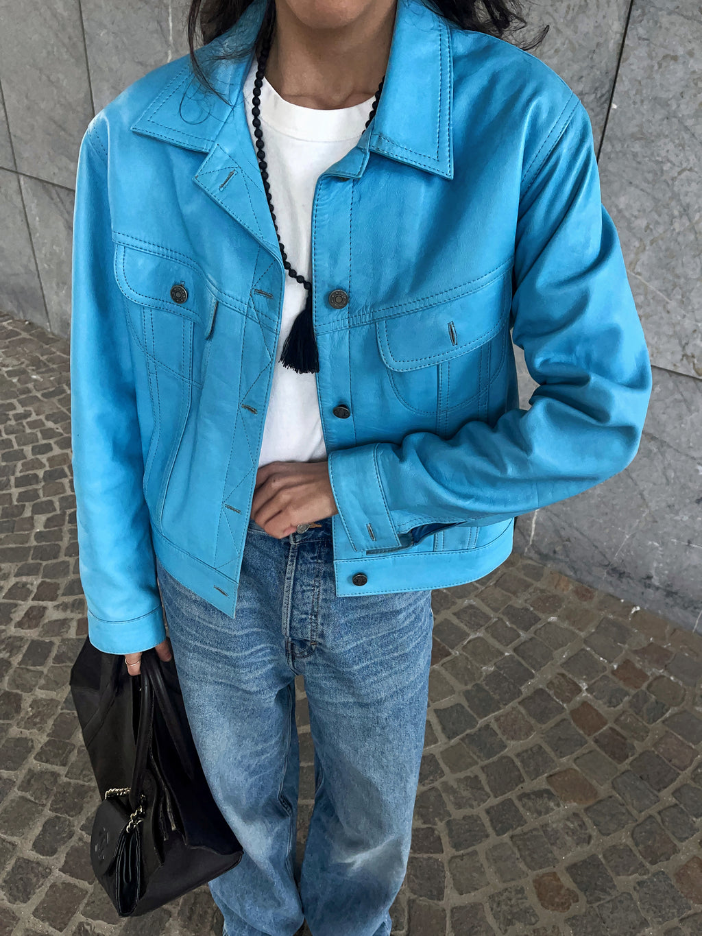 Celeste100 % leather jacket
