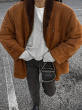 Chocolate shearling