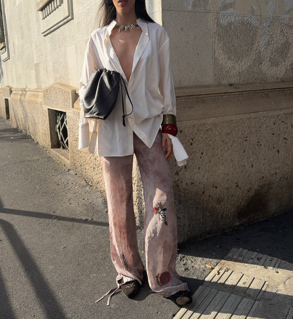 100 silk man shirt