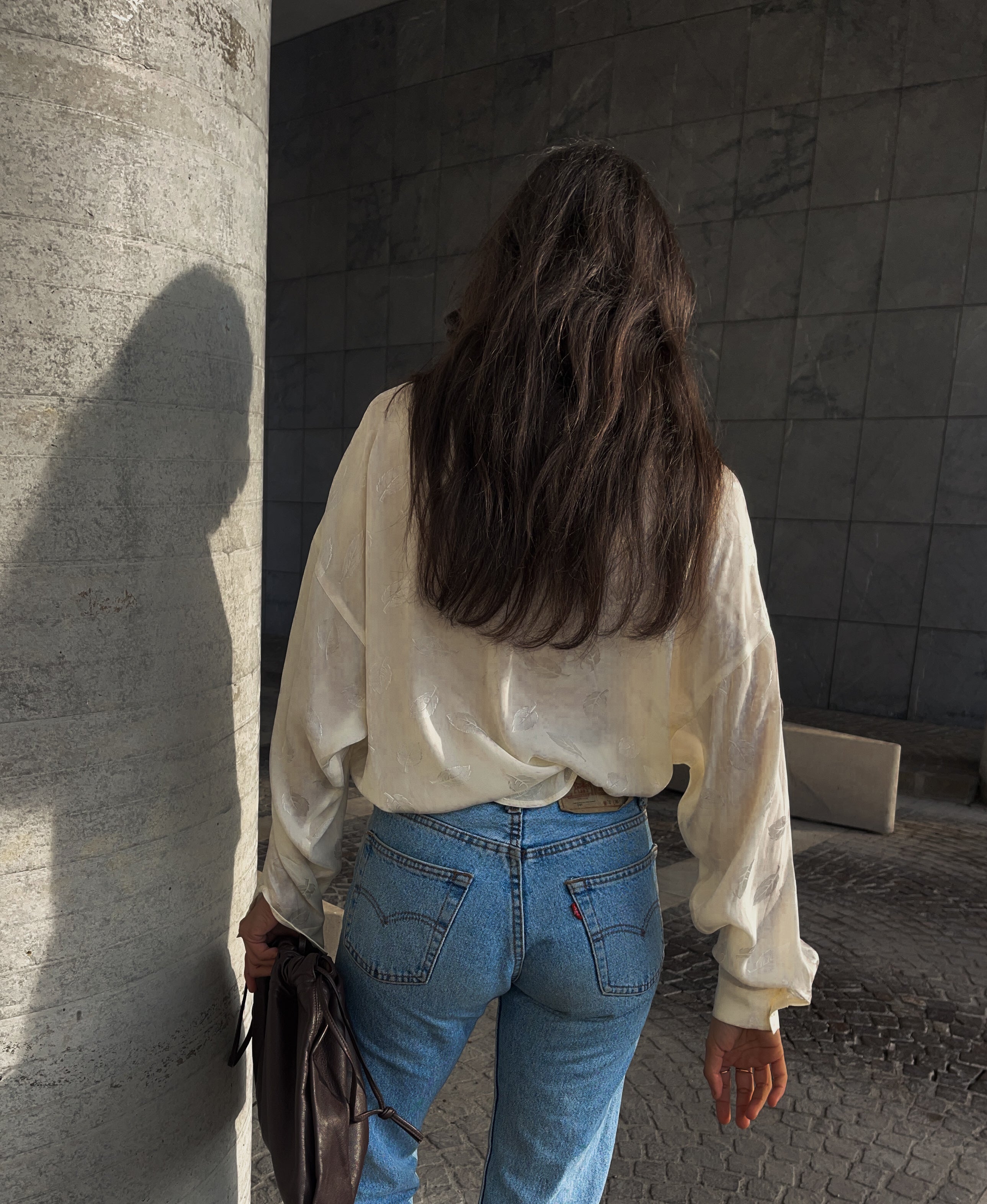 Triple collar Silk shirt