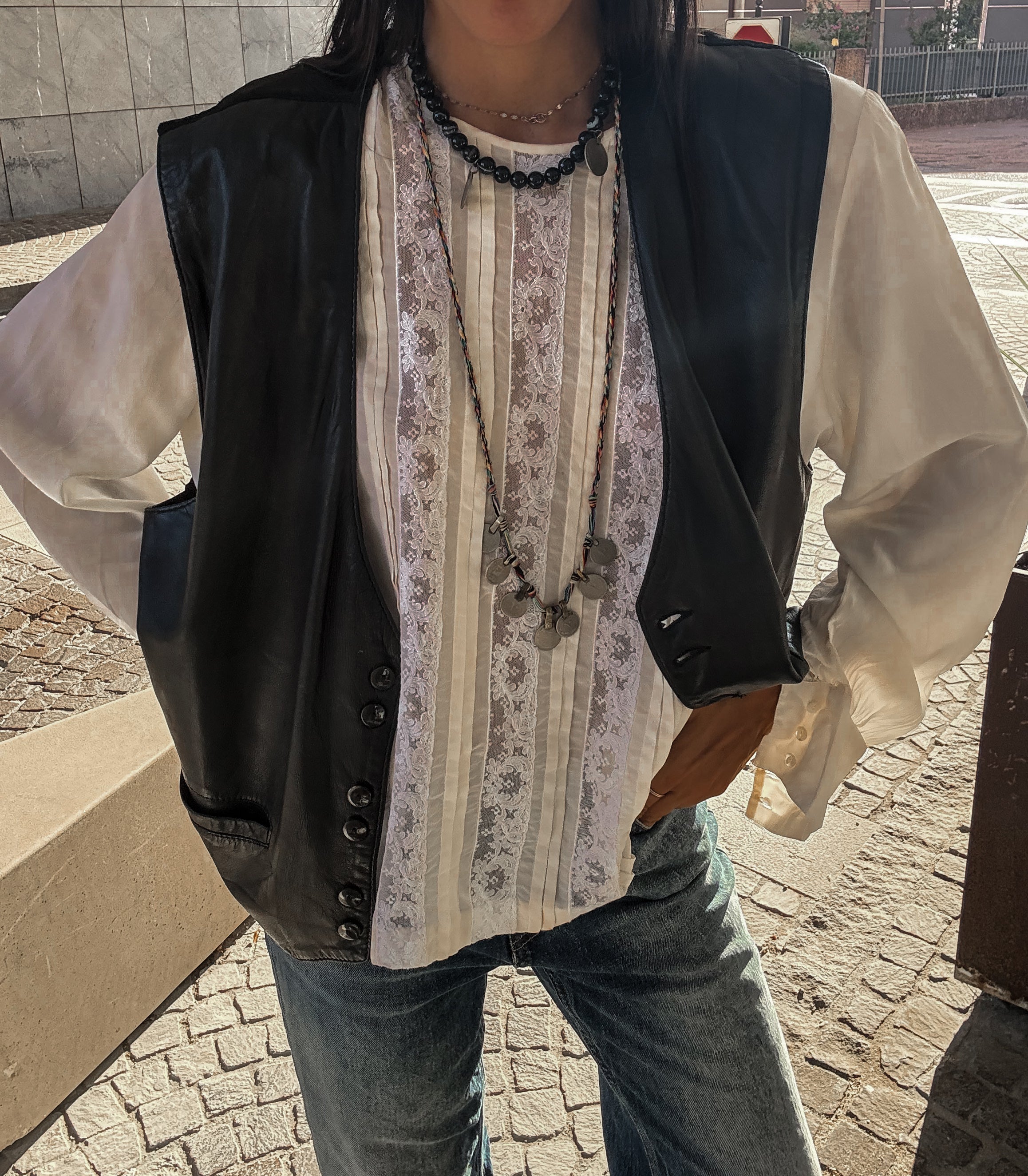 Silk n lace vintage  blusa