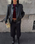 Leather jacket/ bomber