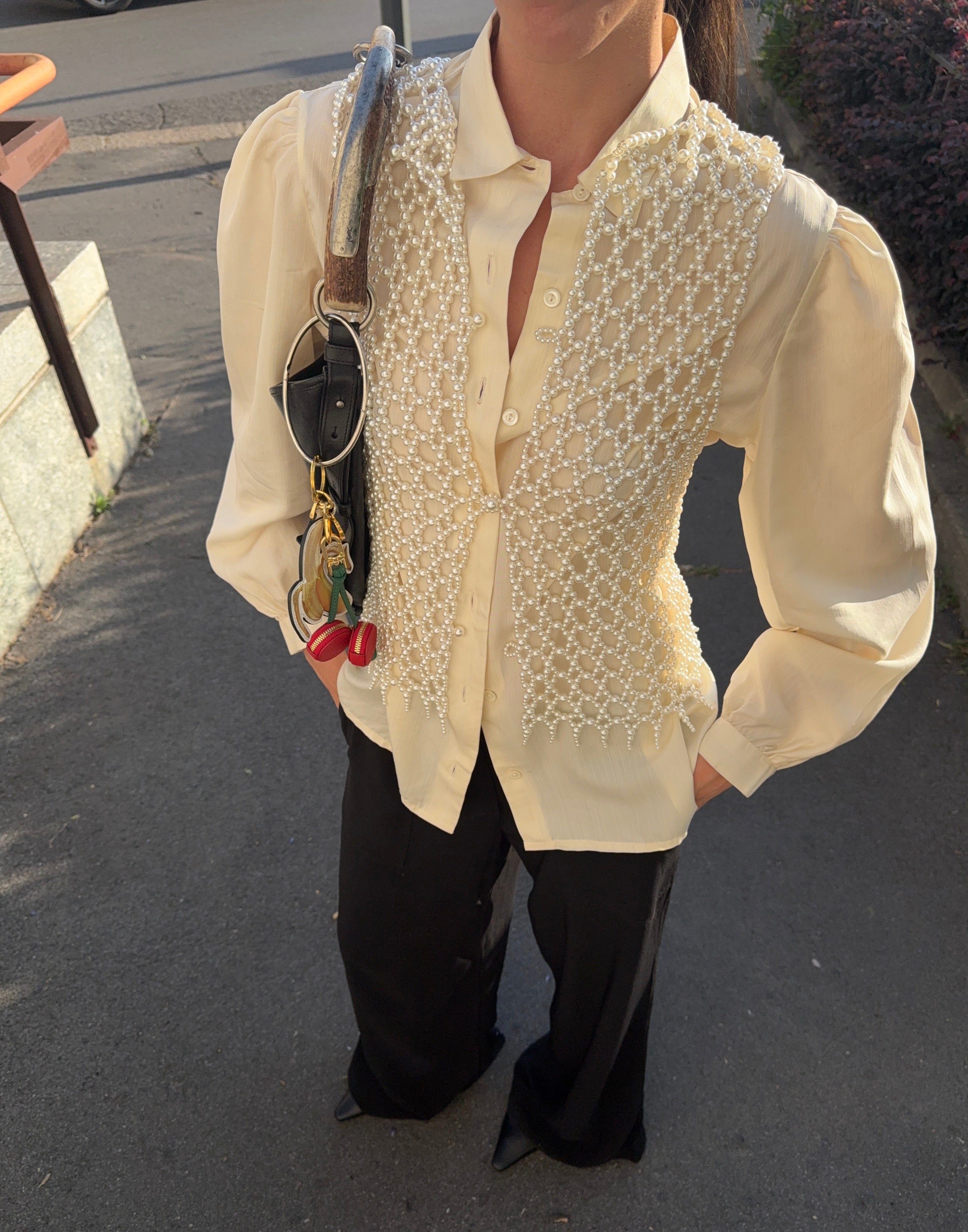 100 silk palloncino shirt