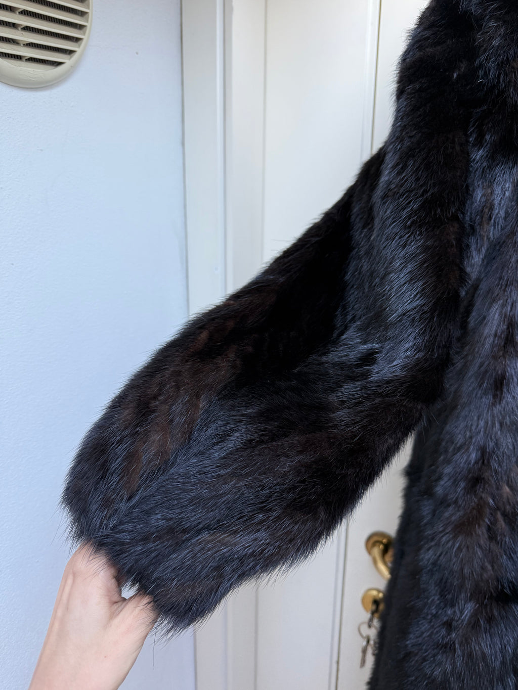 Mink fur coat