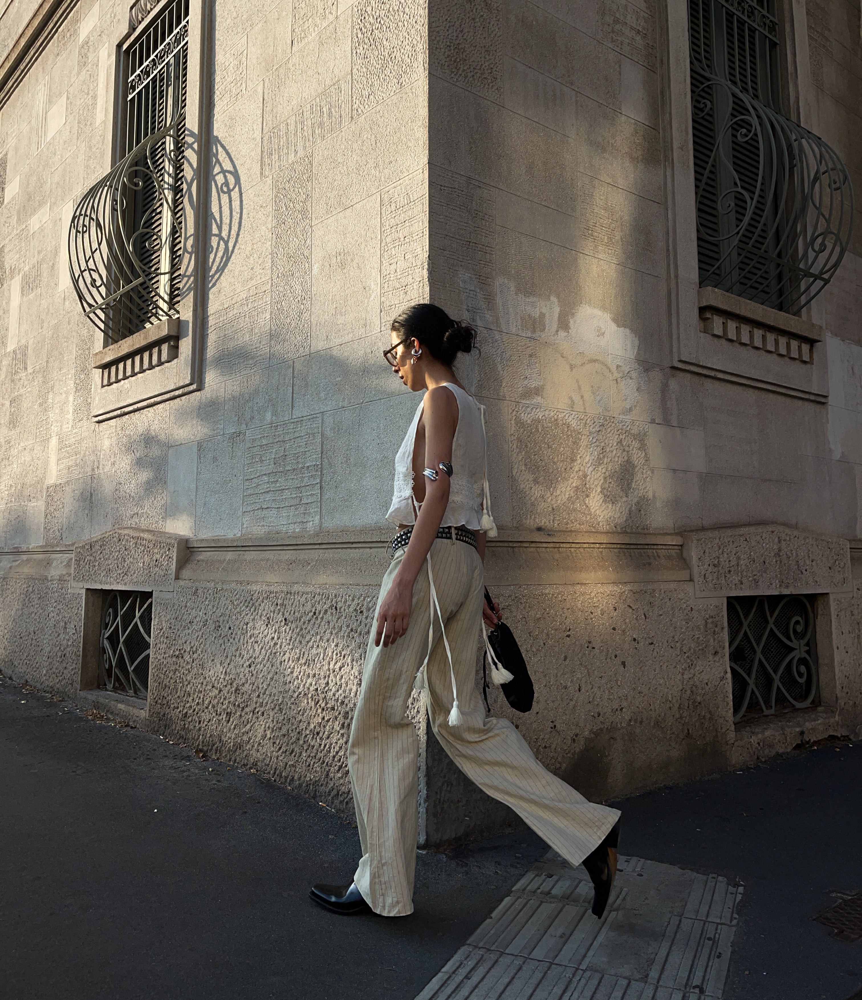 100 linen trousers