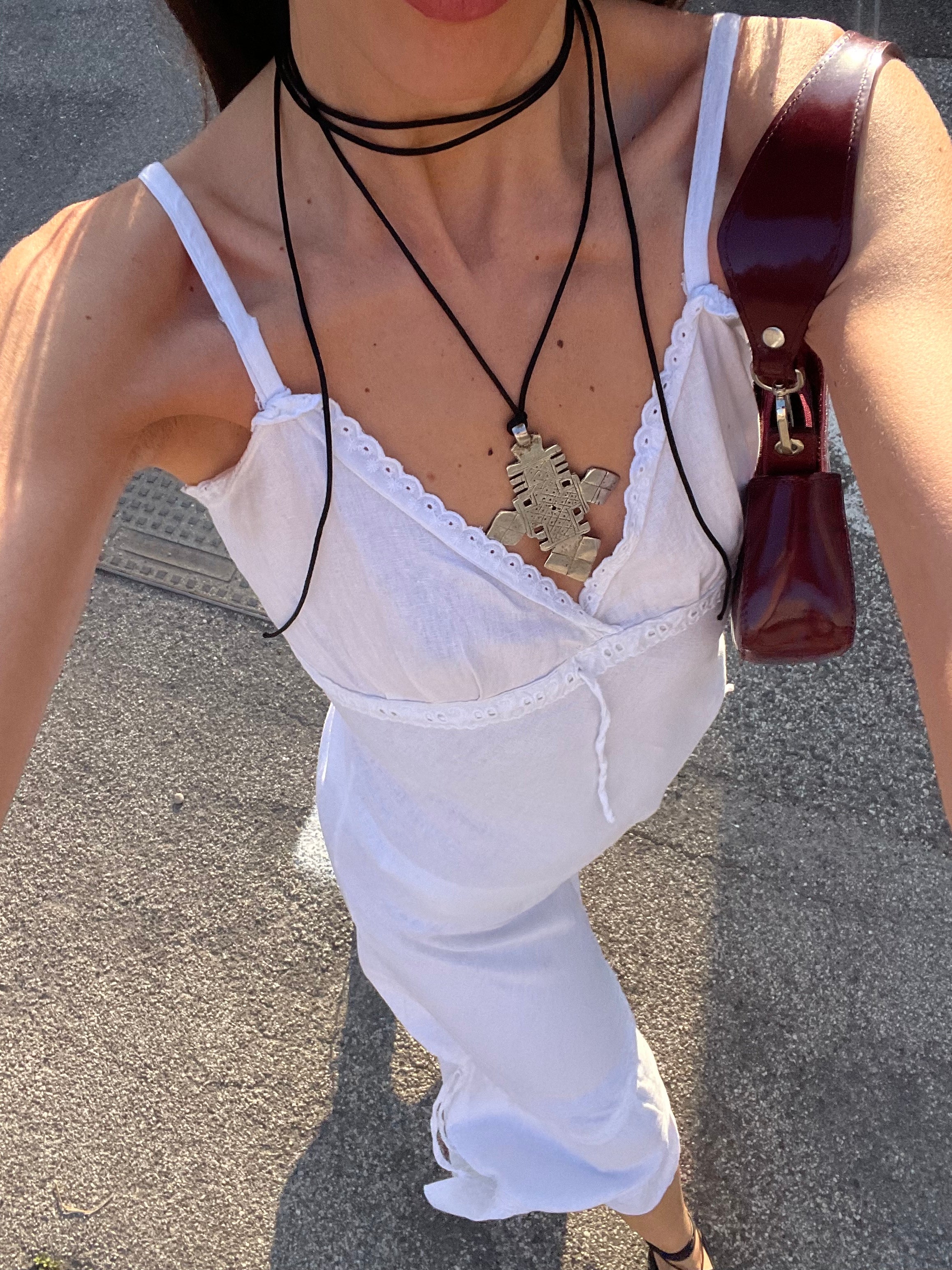 Last call white dress