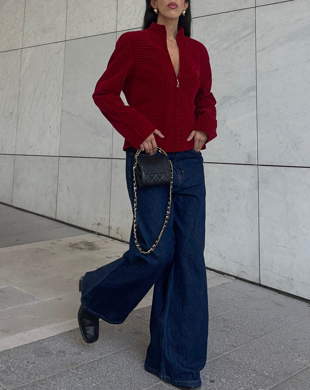 MUGLER velvet jacket