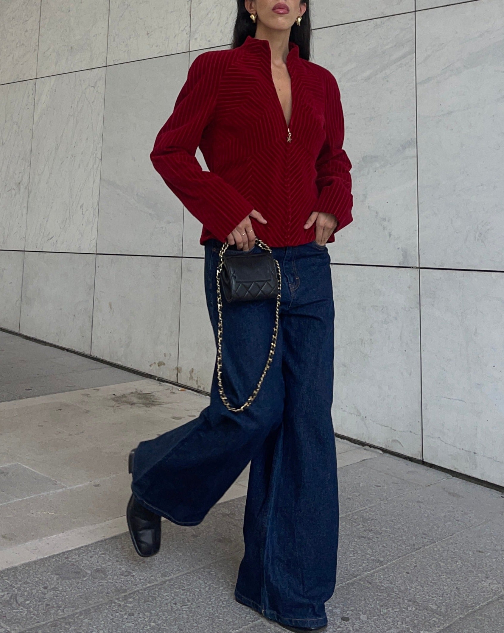 MUGLER velvet jacket