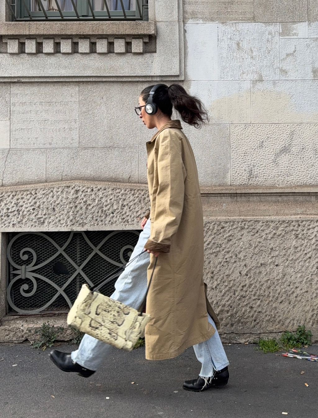 Cotton long jacket