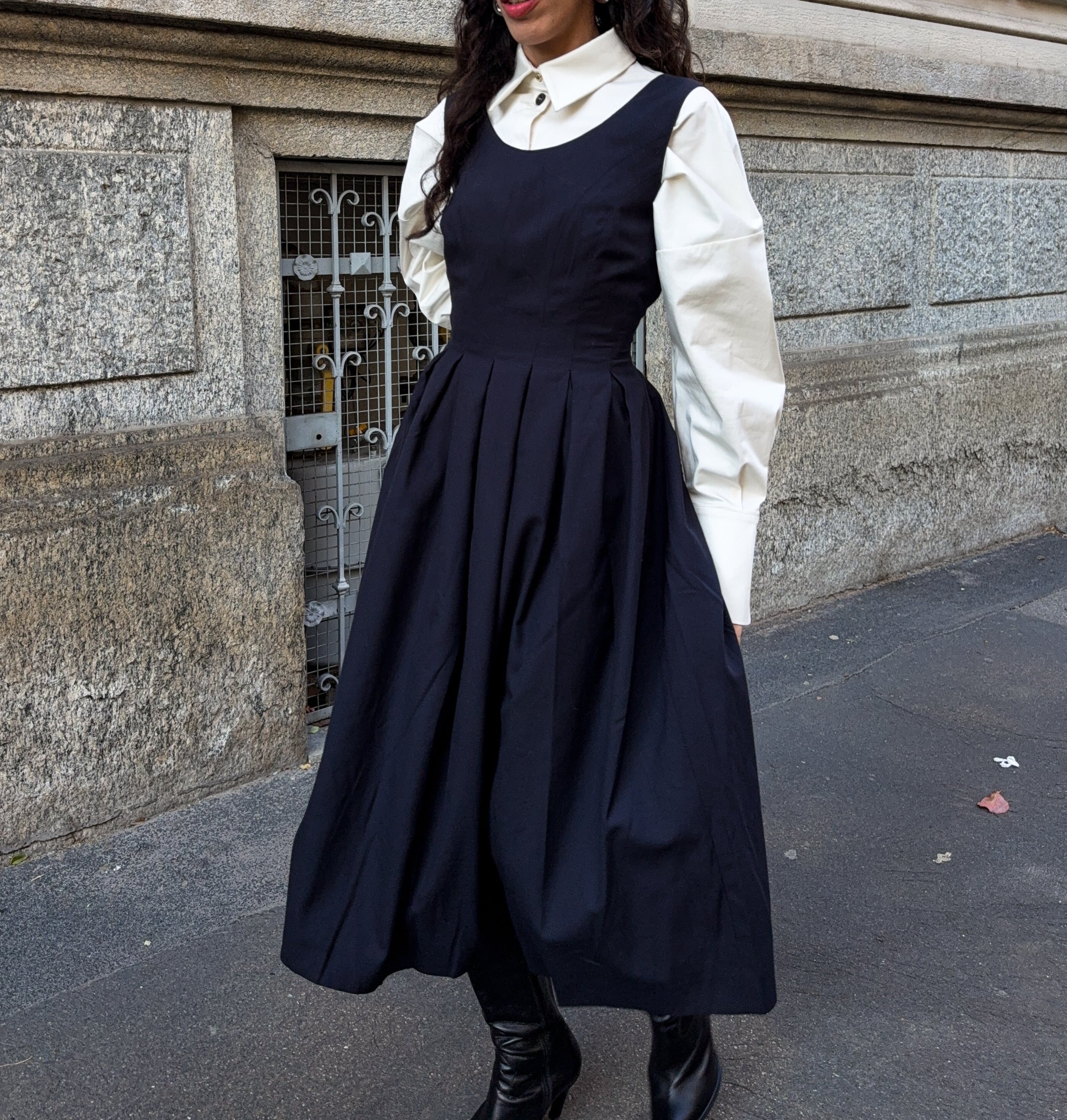 Fresco di lana Dress
