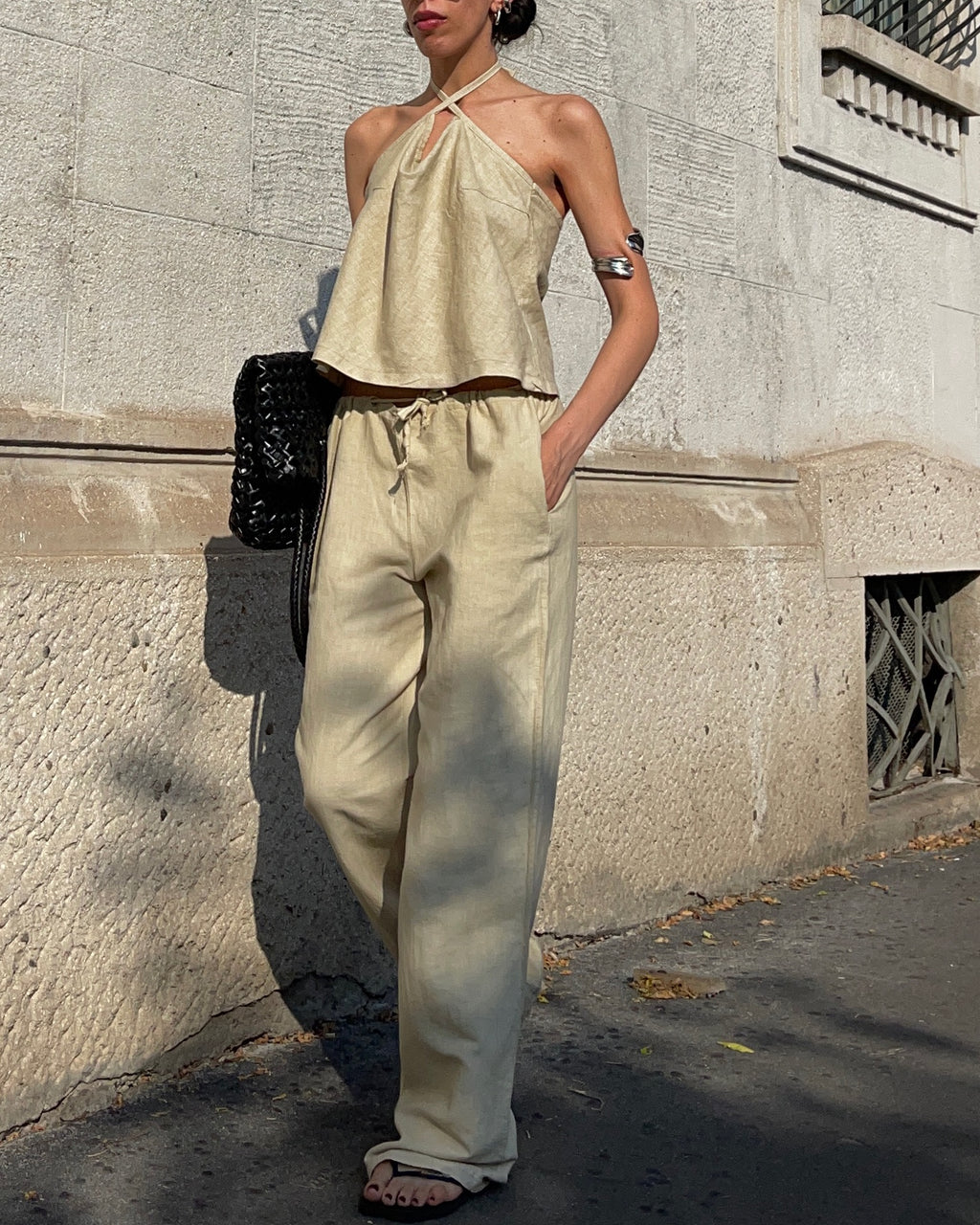 Linen safari set