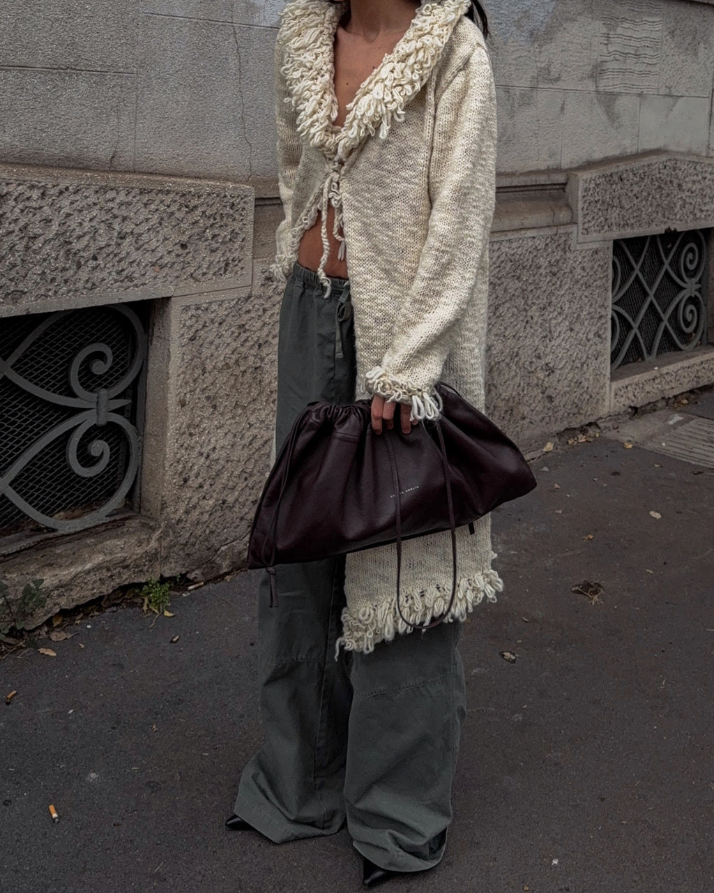 100 wool mocio cardigan