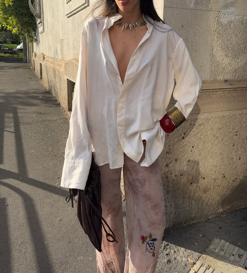 100 silk trousers