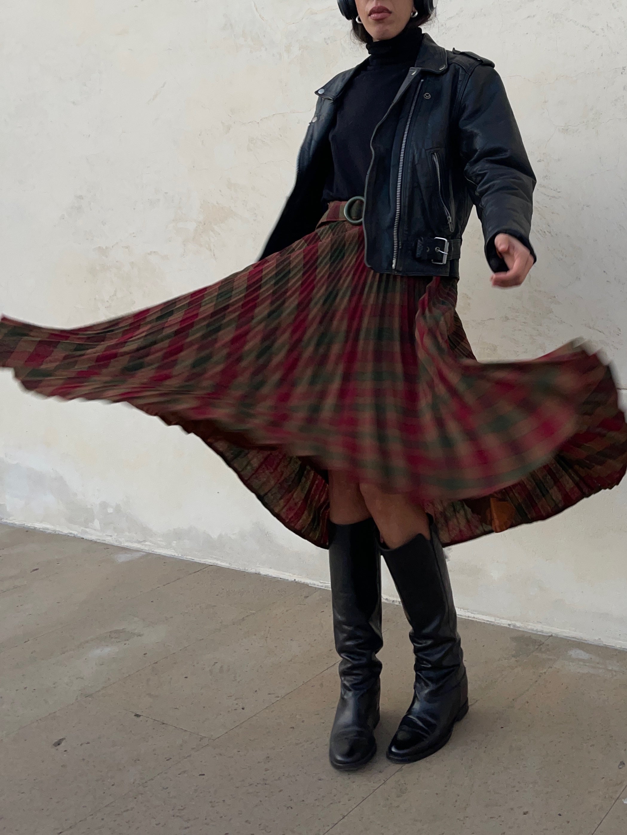 Wool skirt