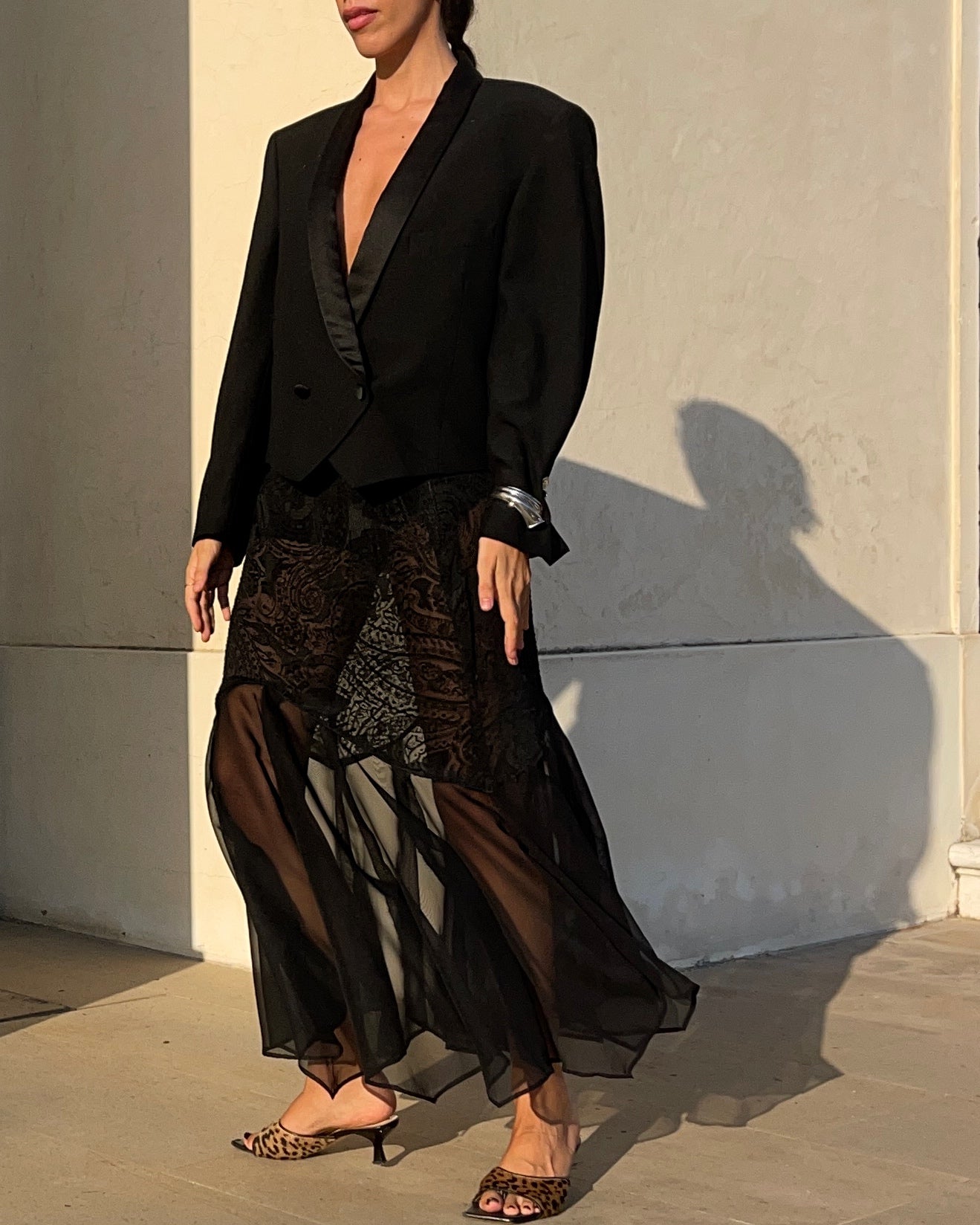 Transparent skirt