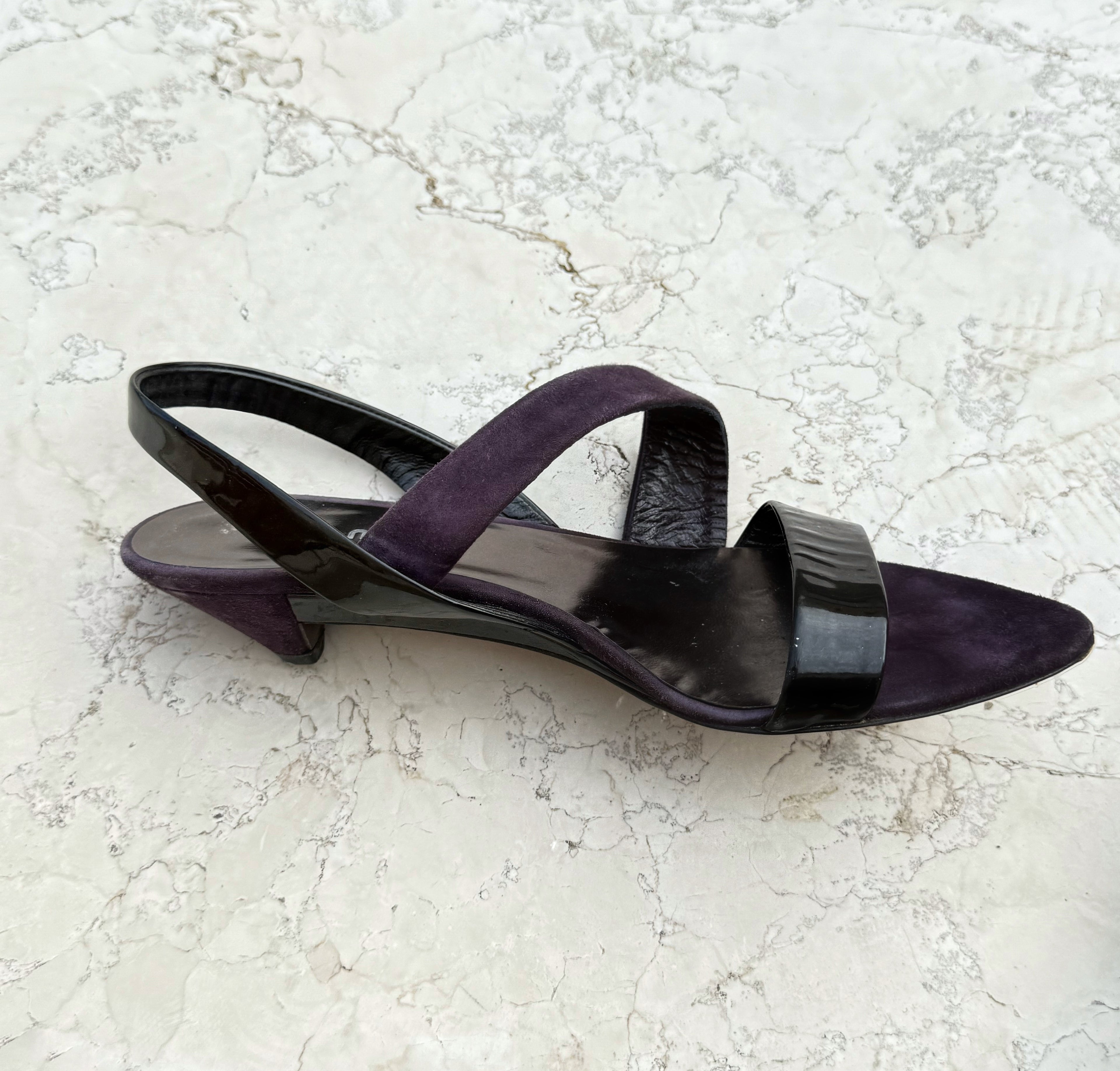 Miu miu violet sandals