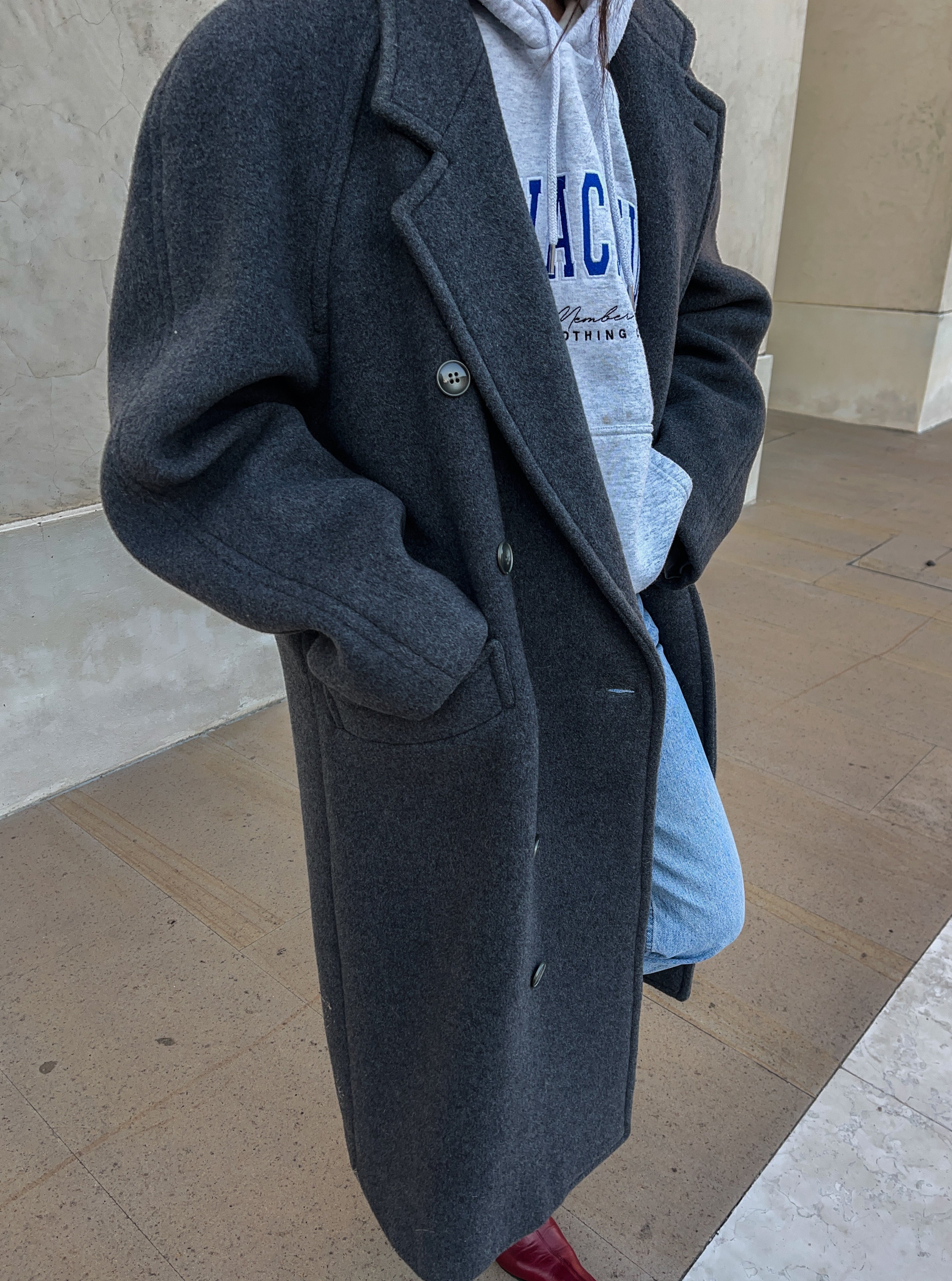 WOOL Grey coat