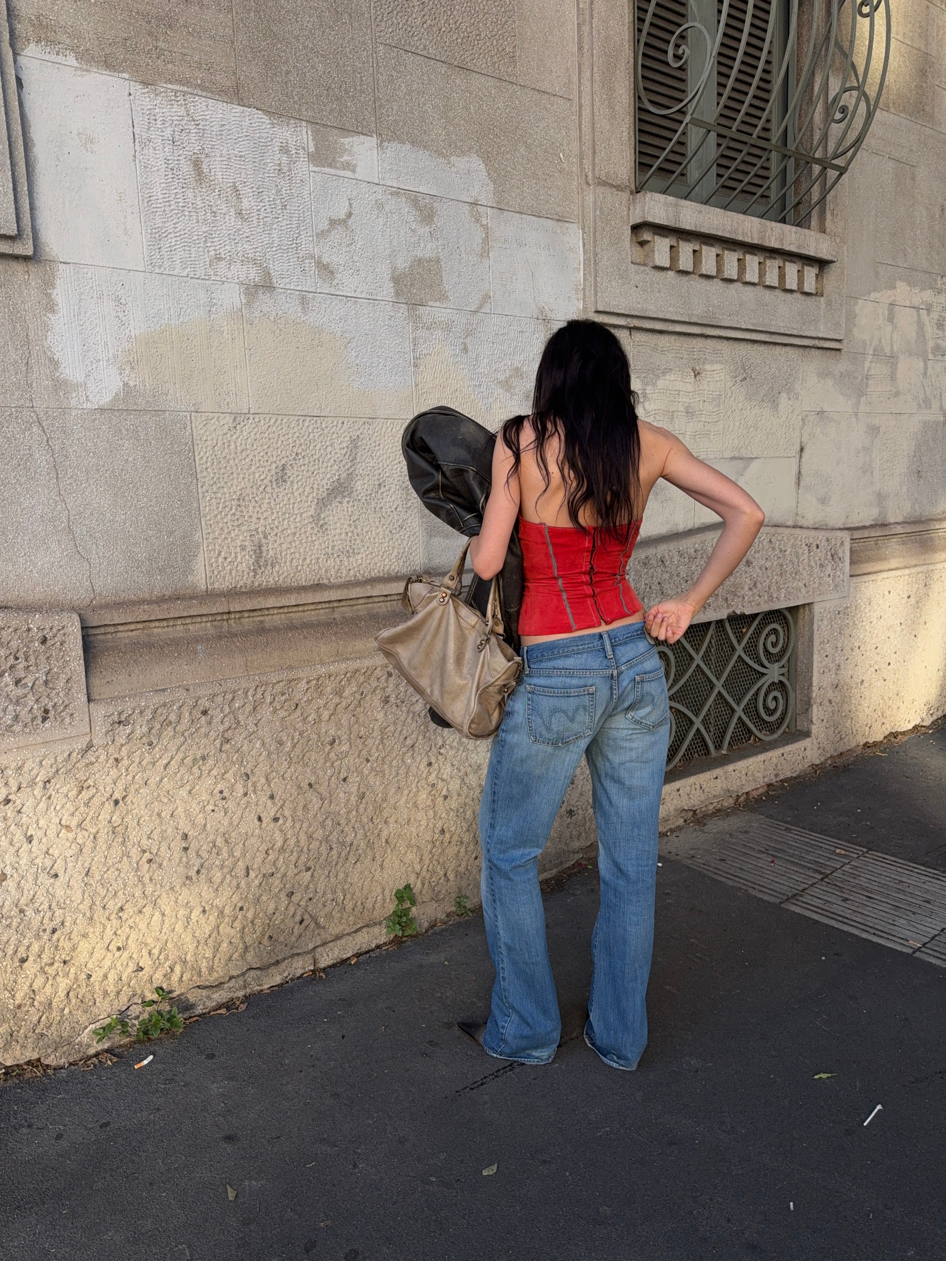 Bootcut Italian denim