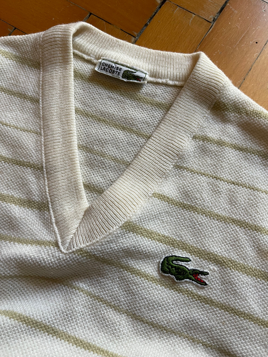 Lacoste vintage striped sweater