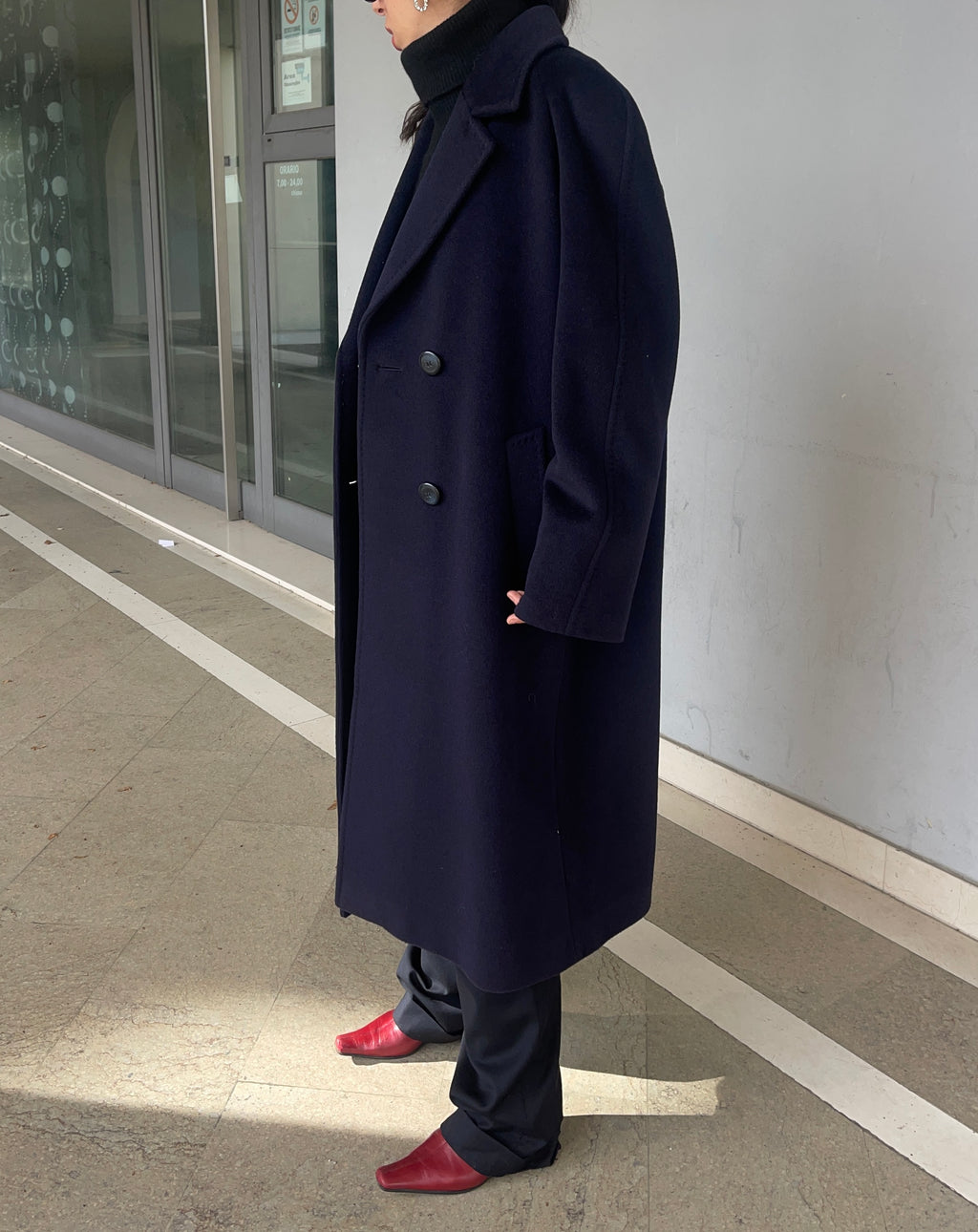 Blue perfect coat 🖤