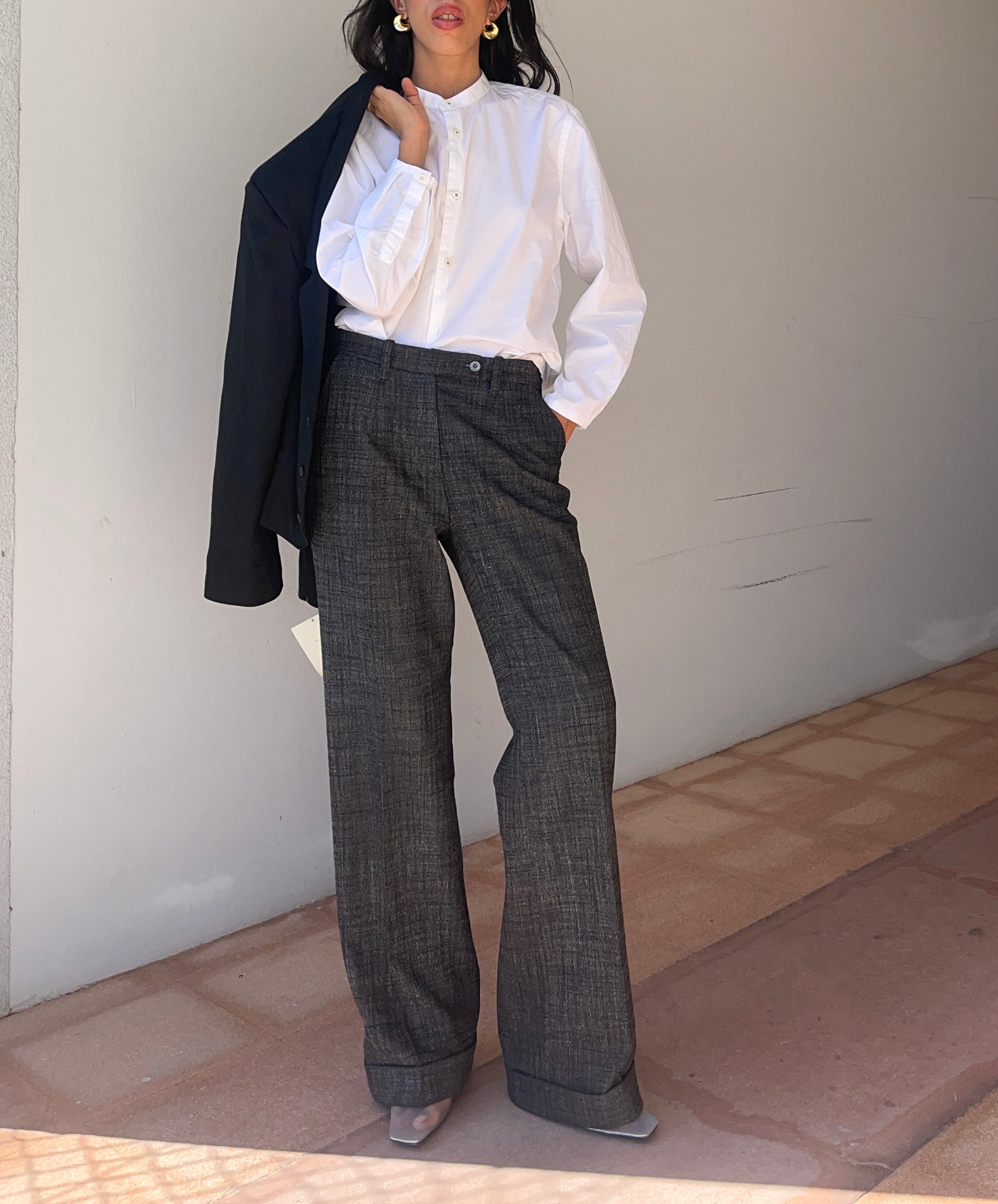 Grey trousers