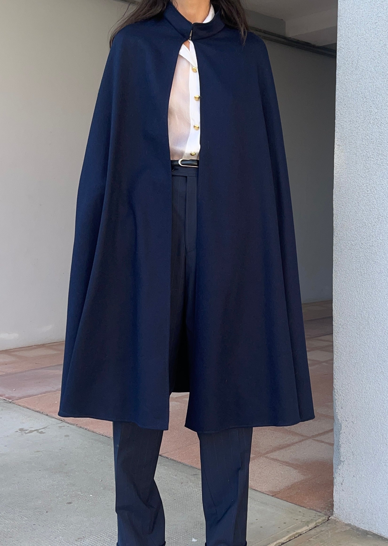 Wool cape