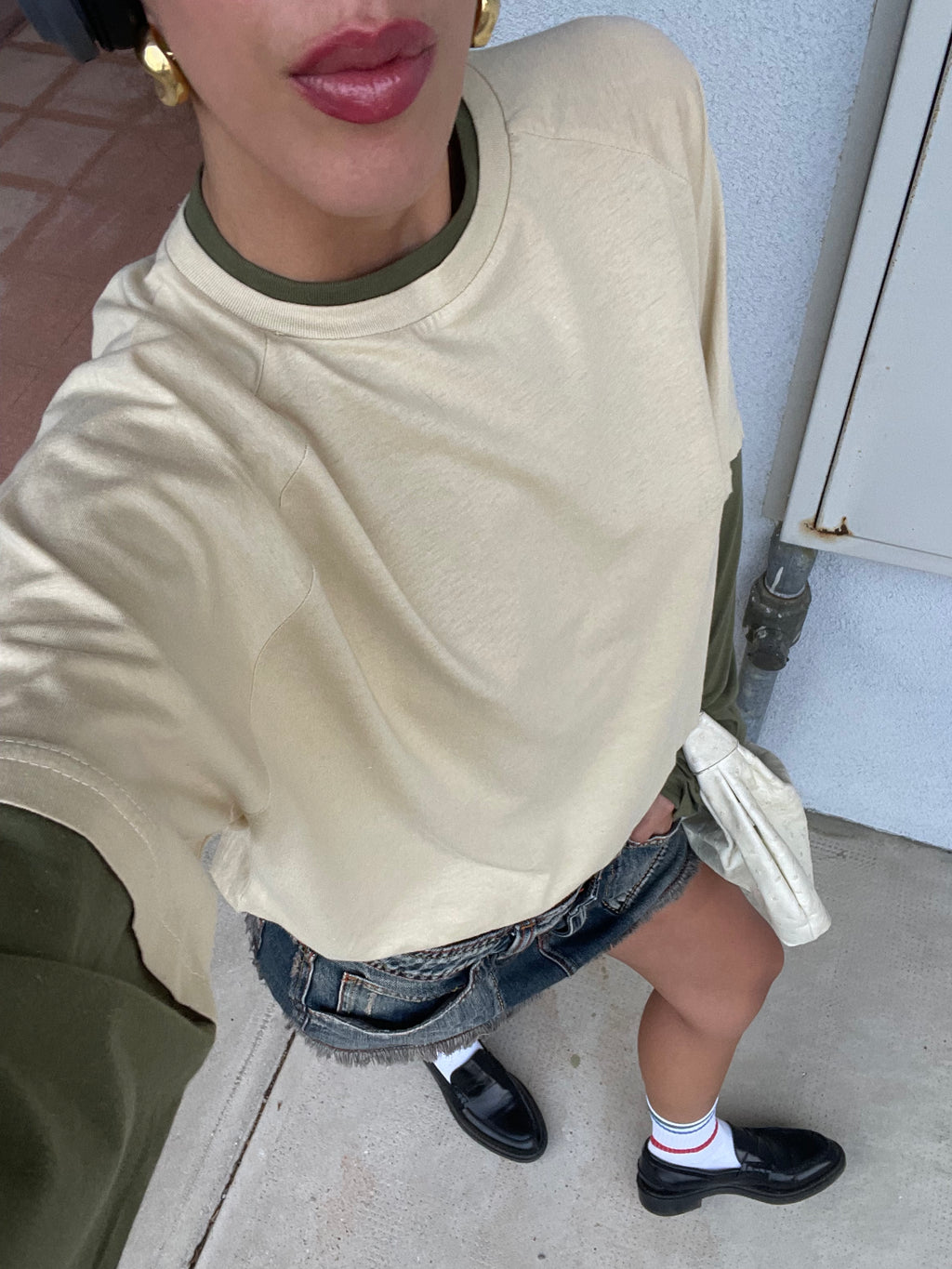 Layered t shirt