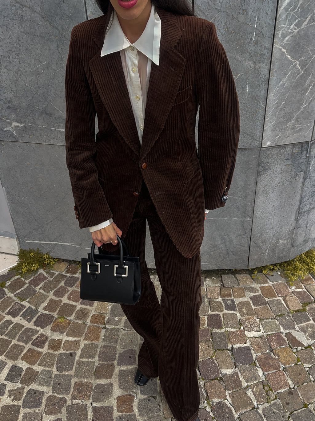 Chocolate Velvet suit