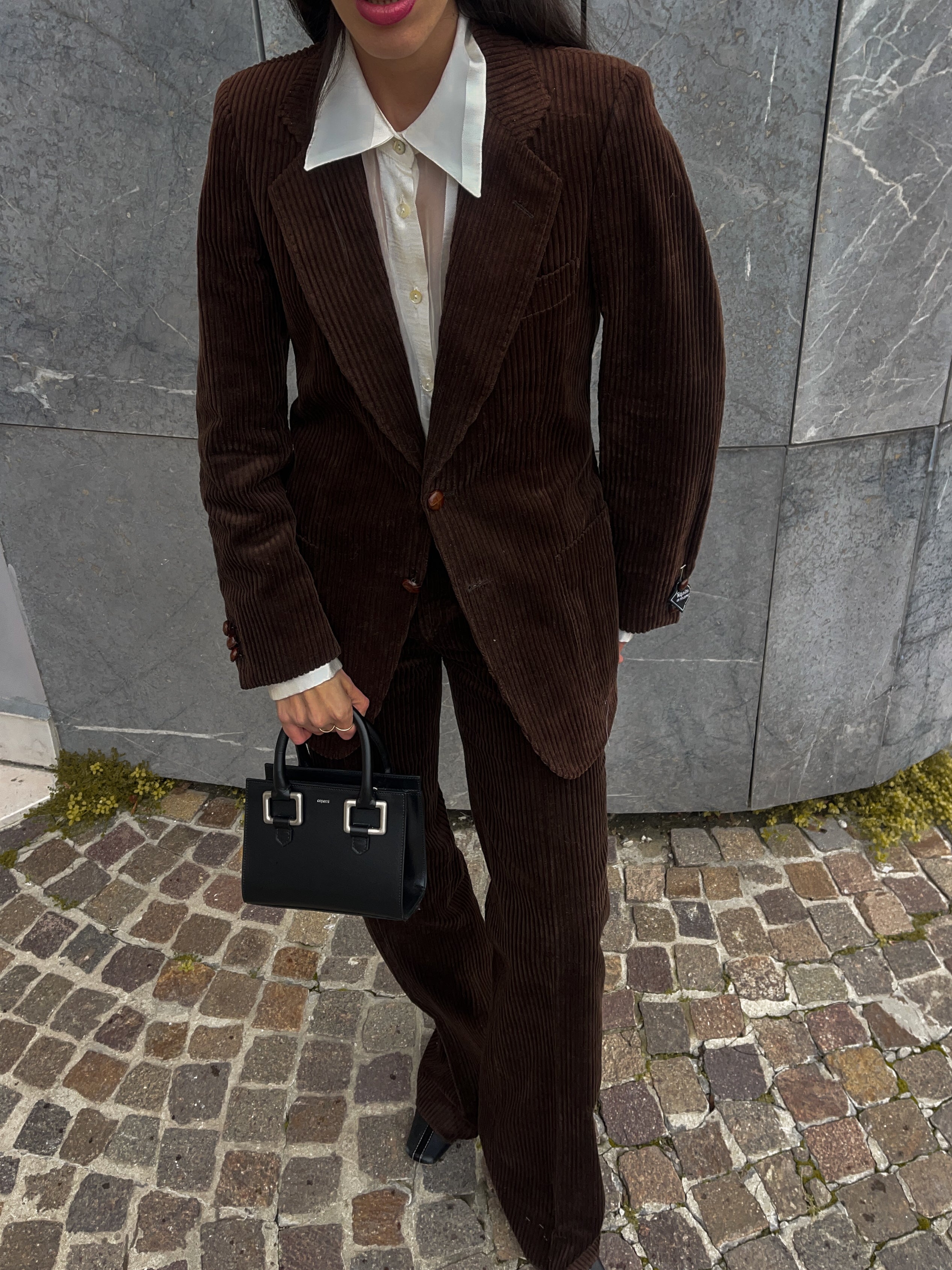 Chocolate Velvet suit