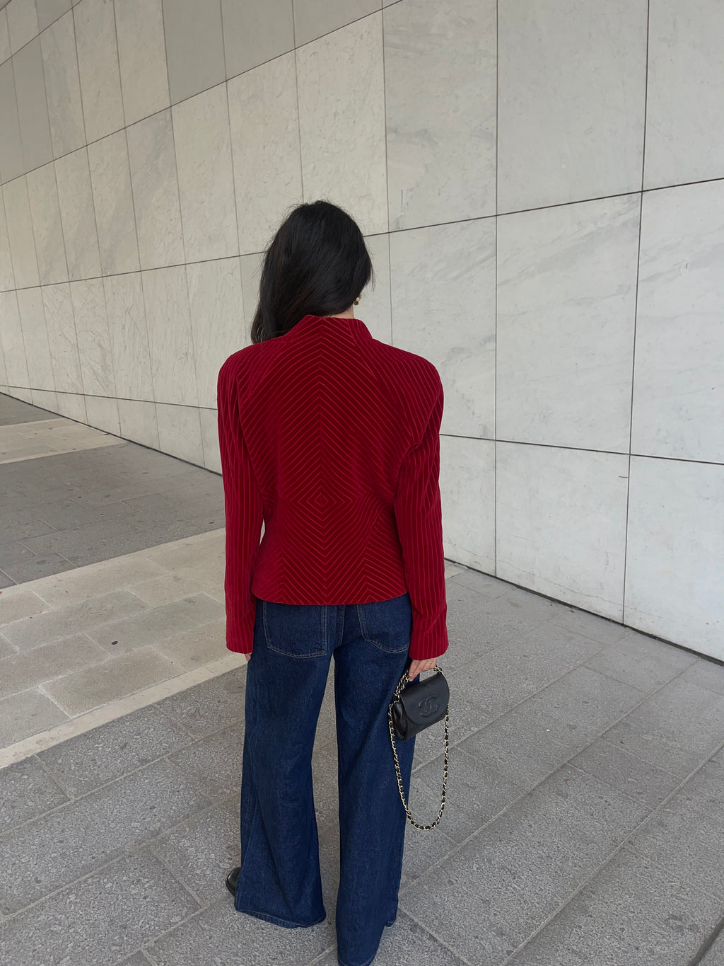 MUGLER velvet jacket