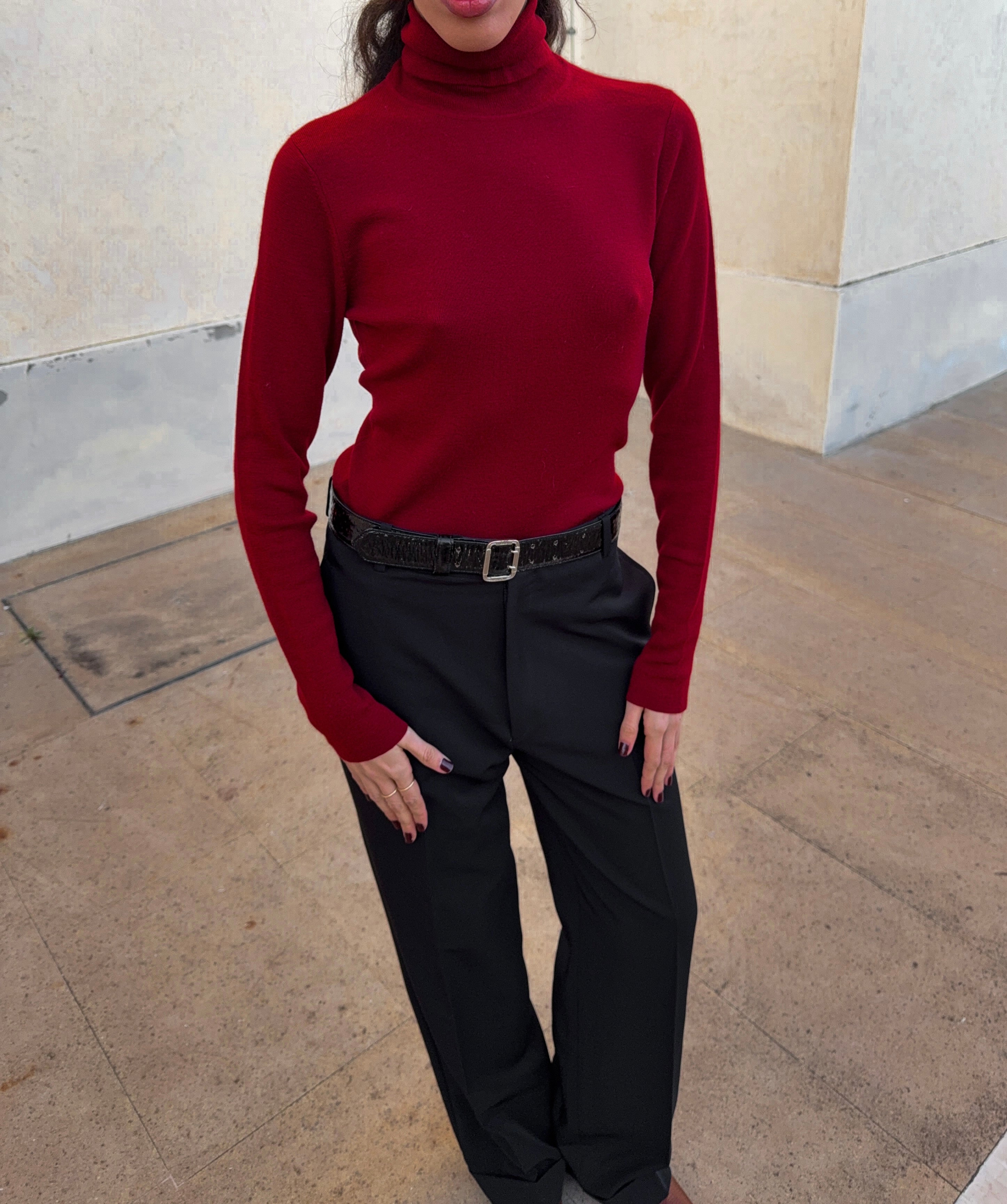 100% merino wool turtleneck