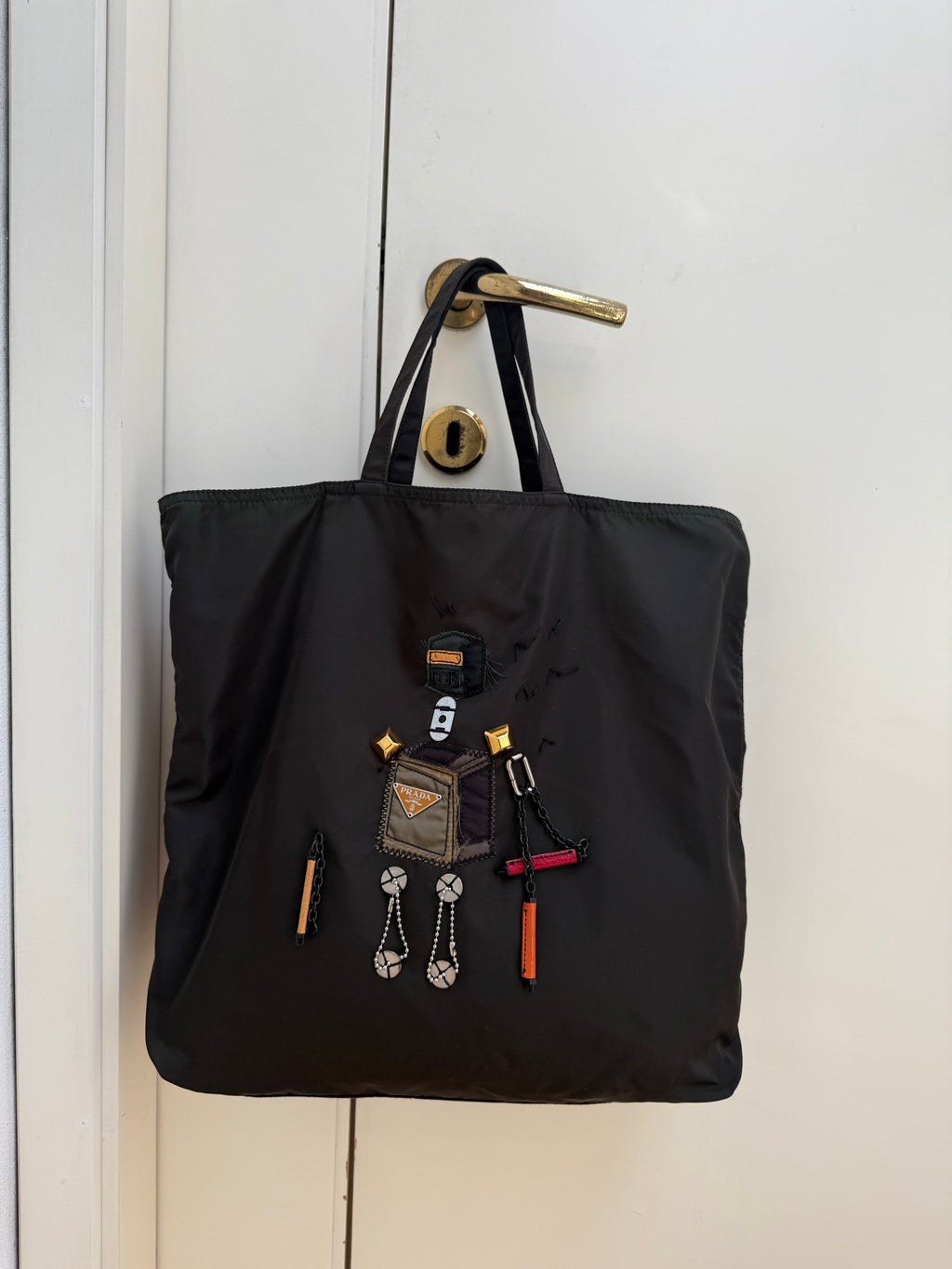 Prada robot 2005 tote bag