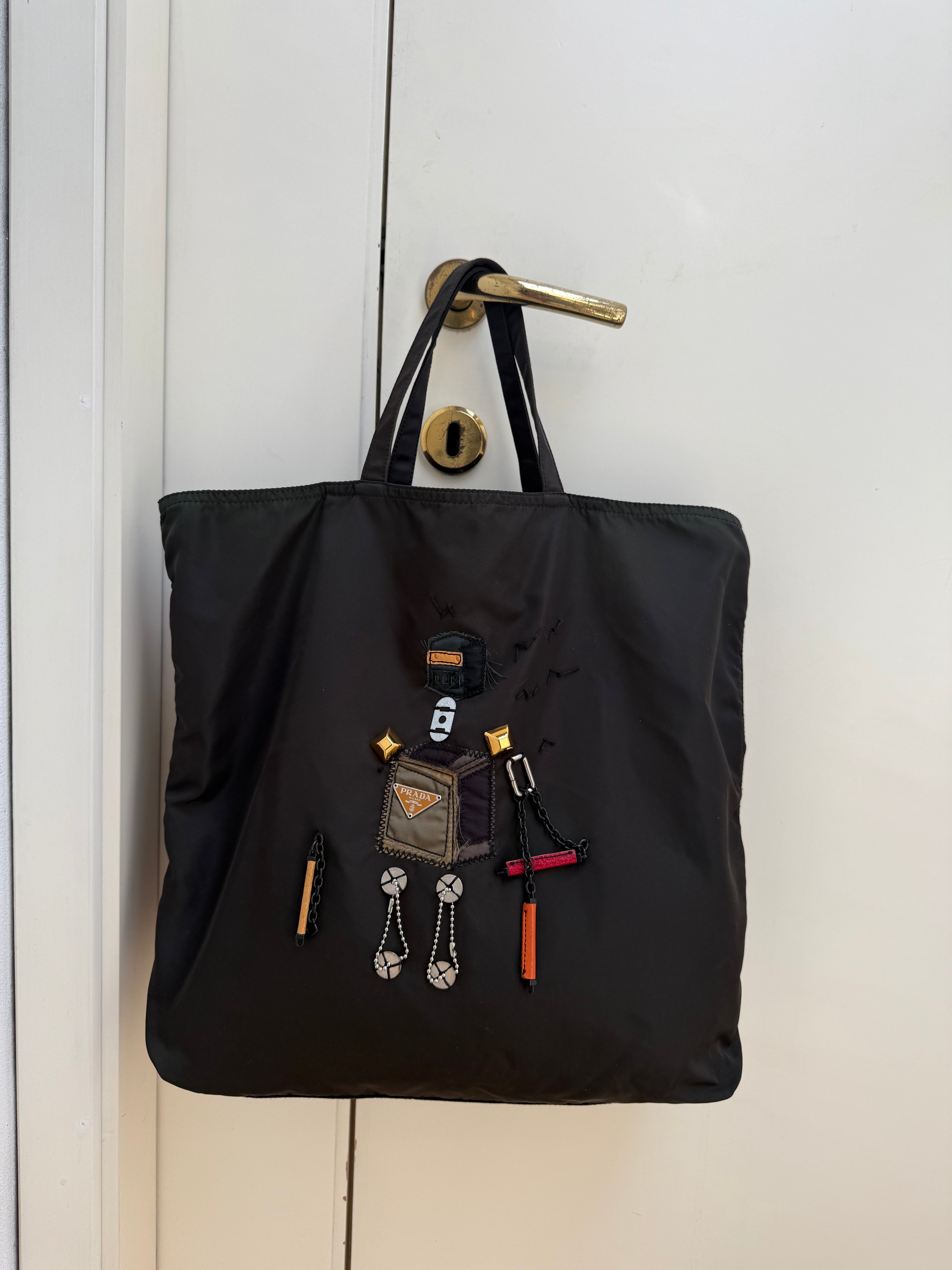 Prada robot 2005 tote bag