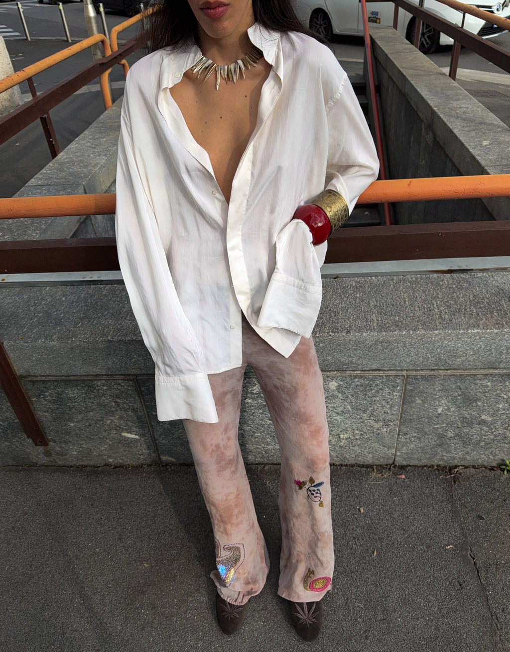 100 silk man shirt