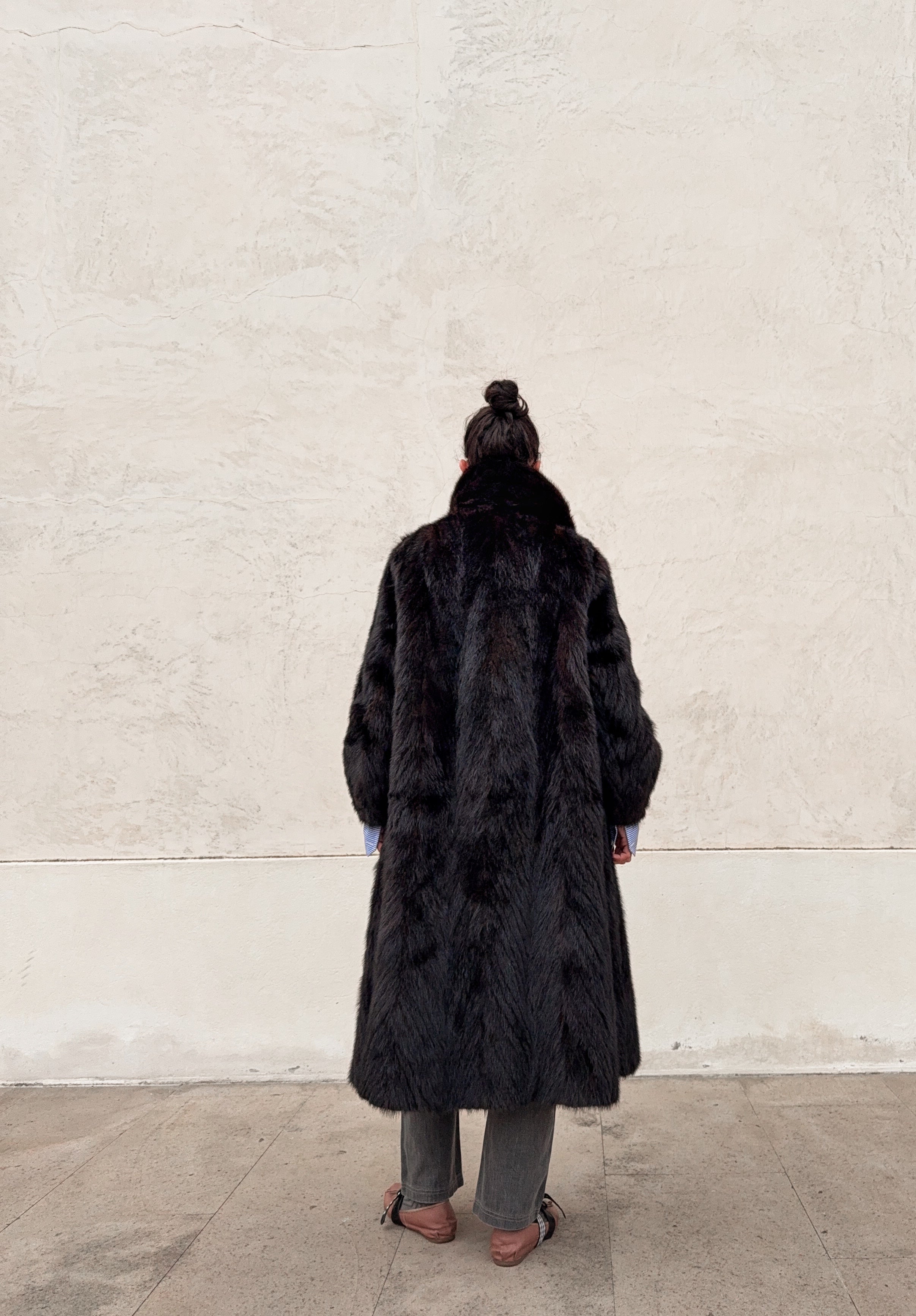 Mink fur coat