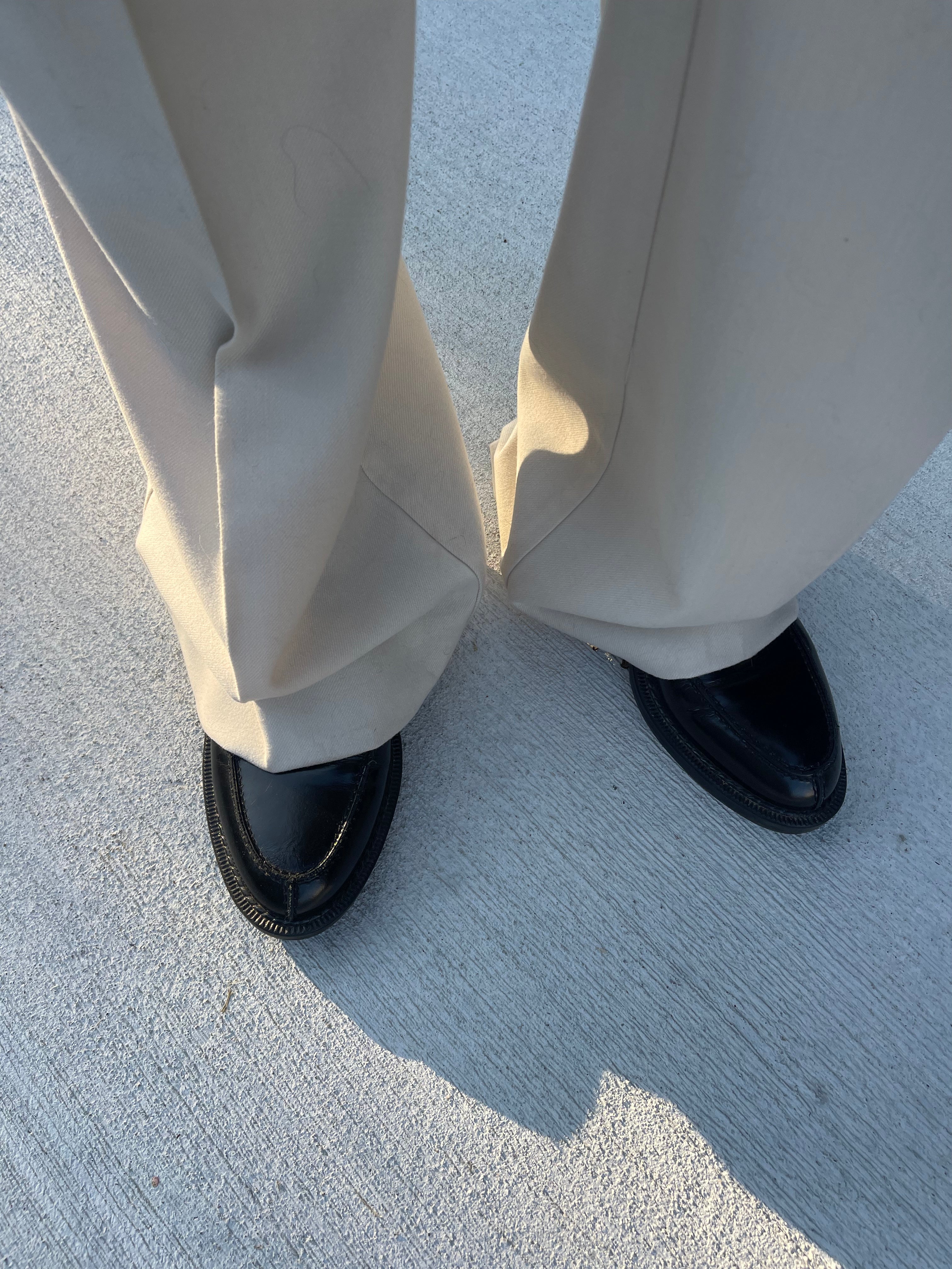White marella trousers
