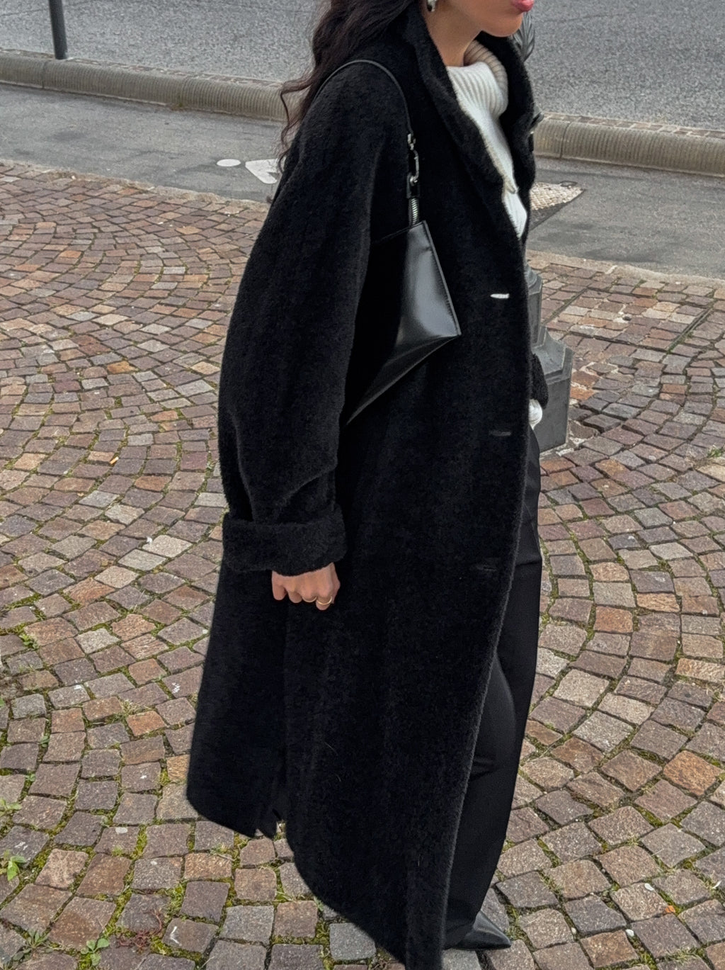 Black Alpaca coat